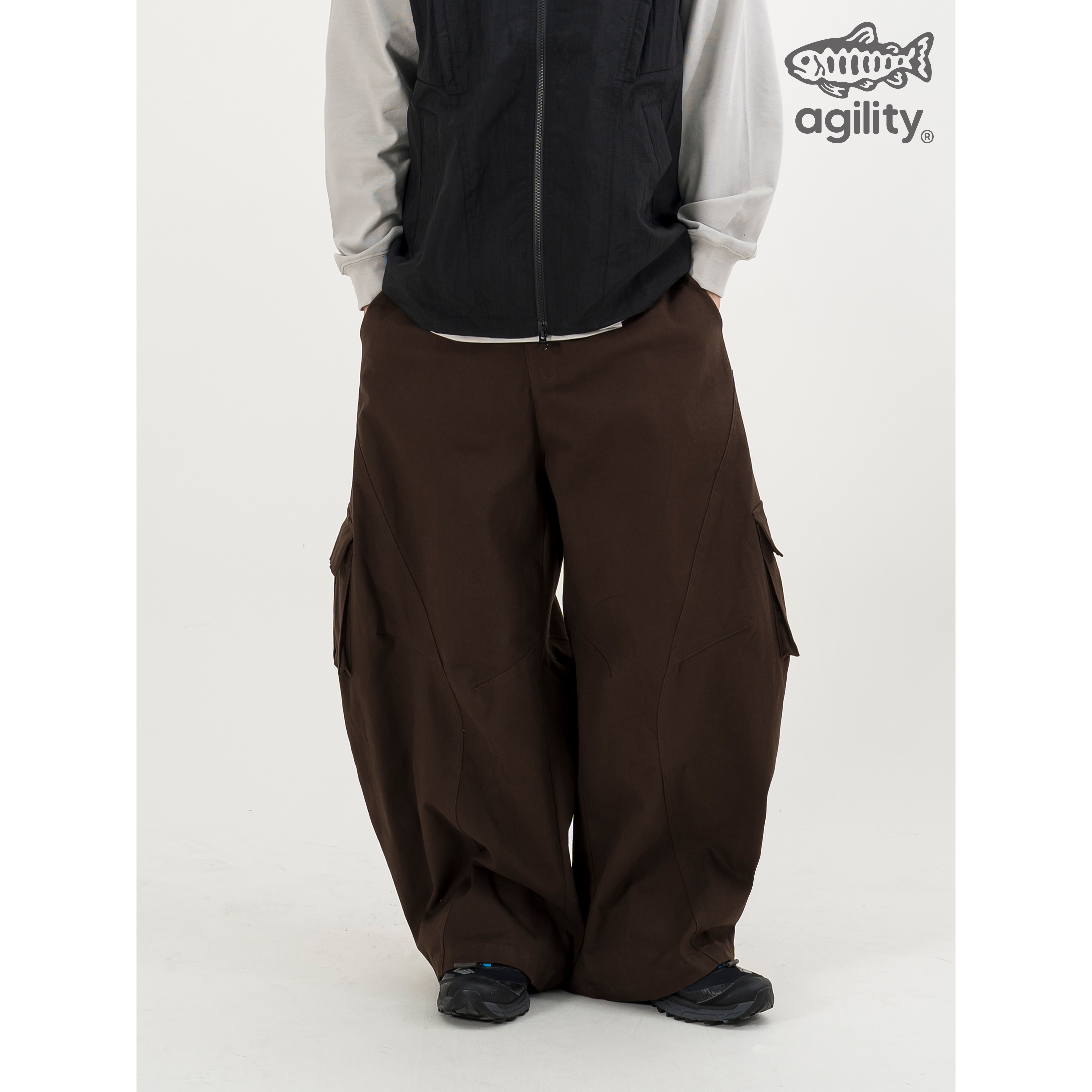 AGILITY Curved Cargo Pants 彎刀 闊腿 大口袋 長褲 [P58]