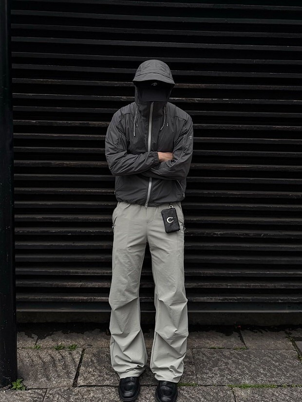 CATSSTAC durable and tear-resistant athletic pants with 3D pleats