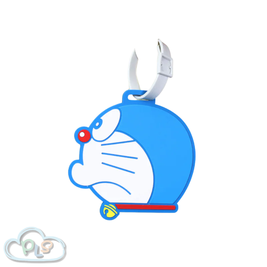 (Hello Daily) Silicone Luggage Tag Doraemon Murmur Blue TAG001 #30164