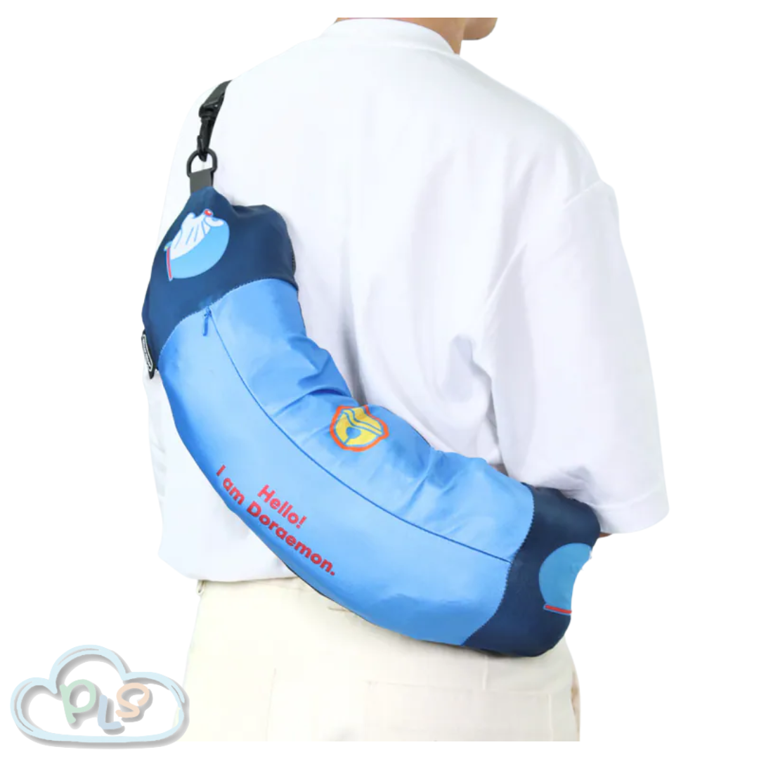 (Hello Daily) Multi-Purpose Pillowcase | Travel Storage Essential | Travel Pillowcase Doraemon Murmur Blue And Gray NP064 #30162