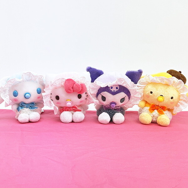 日本 Sanrio 毛茸茸奶嘴BB 公仔