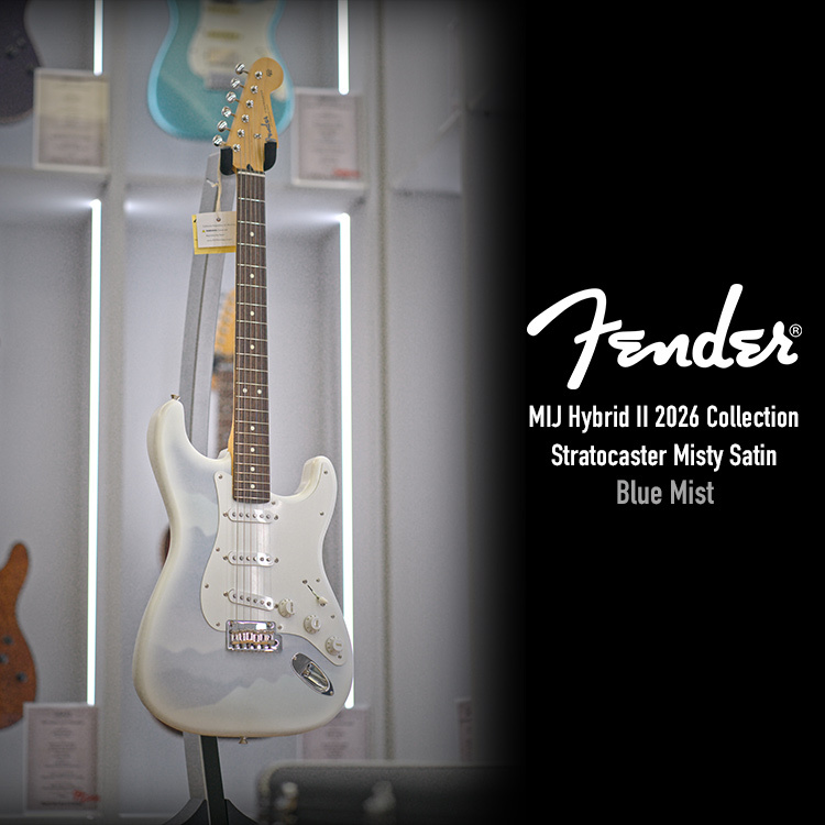 Fender MIJ Hybrid II 2026 Strat Misty Satin BM 電吉他