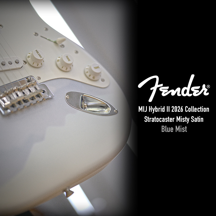 Fender MIJ Hybrid II 2026 Strat Misty Satin BM 電吉他