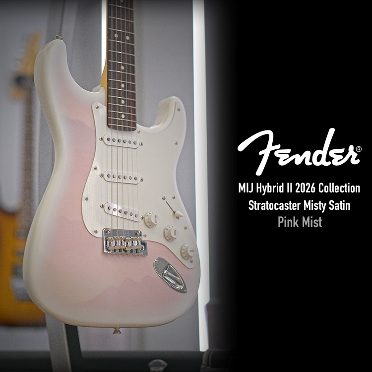 Fender MIJ Hybrid II 2026 Strat Misty Satin PM 電吉他
