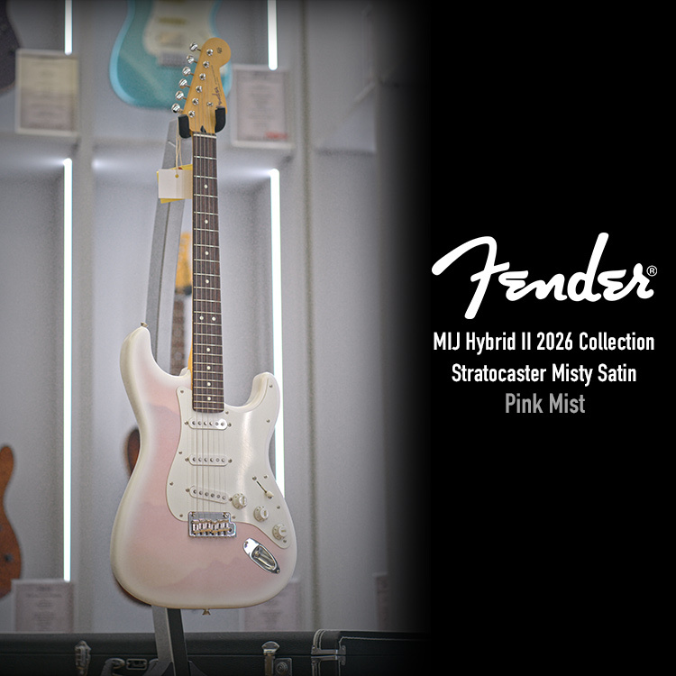 Fender MIJ Hybrid II 2026 Strat Misty Satin PM 電吉他