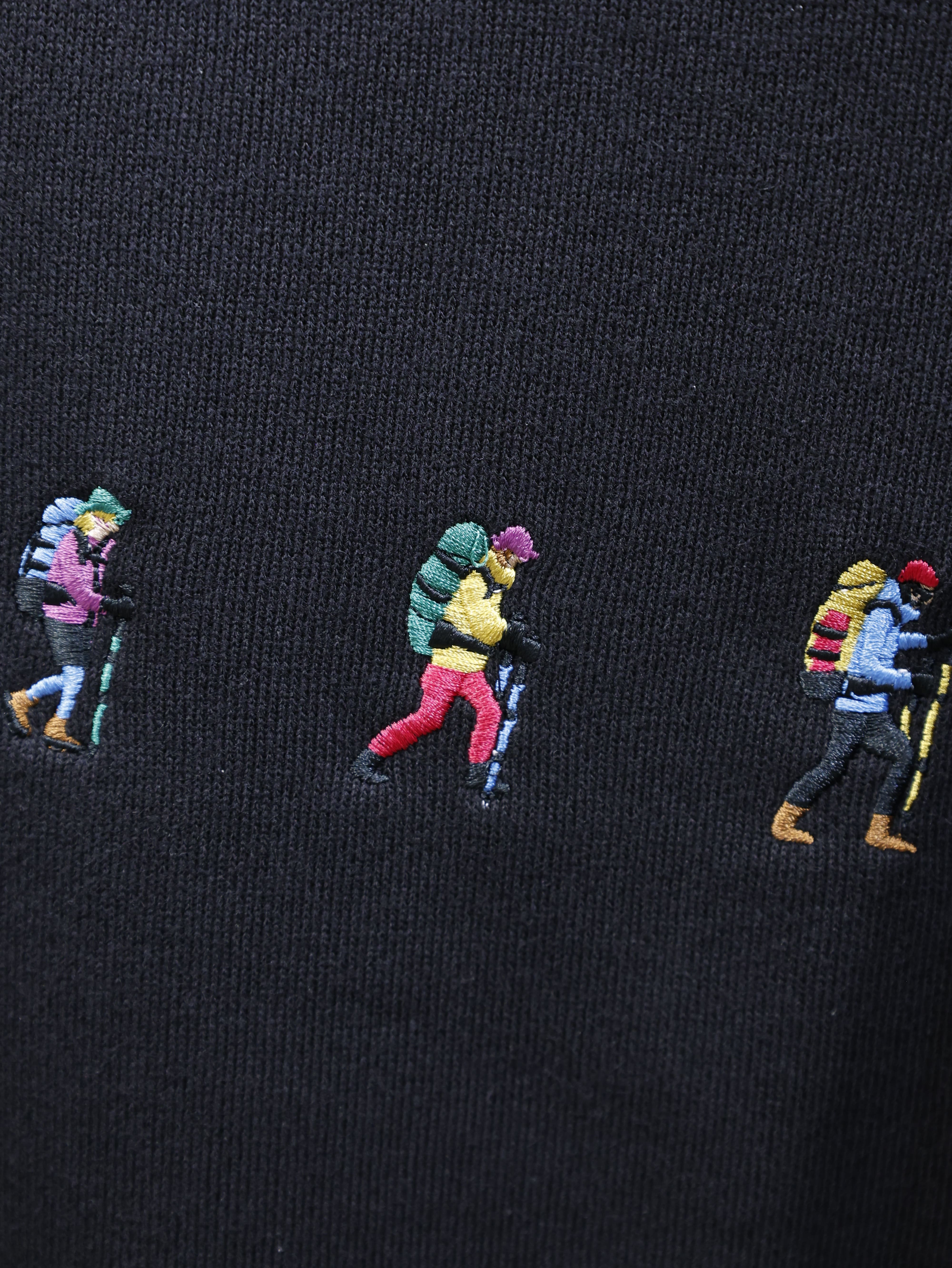 NANGA 男款 Eco Hybrid Traverse EMB 刺繡大學T NA12650