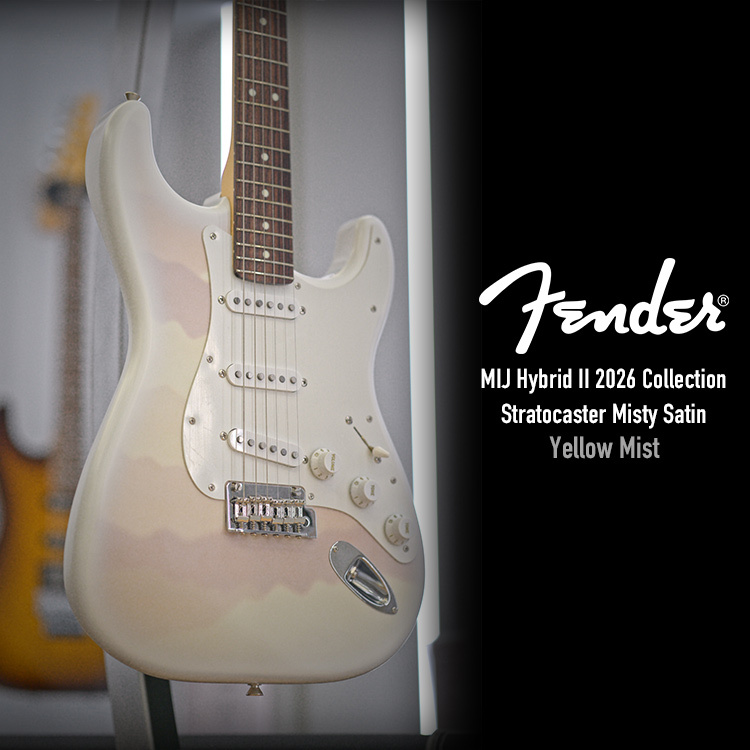 Fender MIJ Hybrid II 2026 Strat Misty Satin YM 電吉他