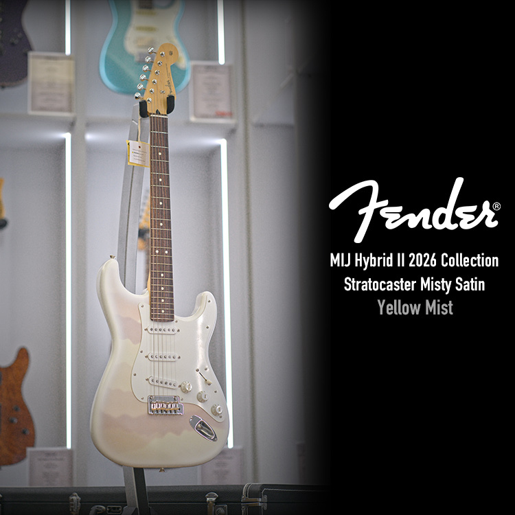 Fender MIJ Hybrid II 2026 Strat Misty Satin YM 電吉他