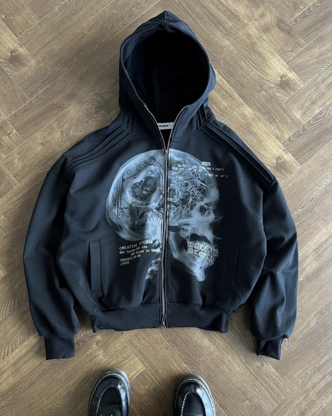 （現貨）越南品牌 HADES X-RAY VISION boxy 連帽 外套 HXVZH0001