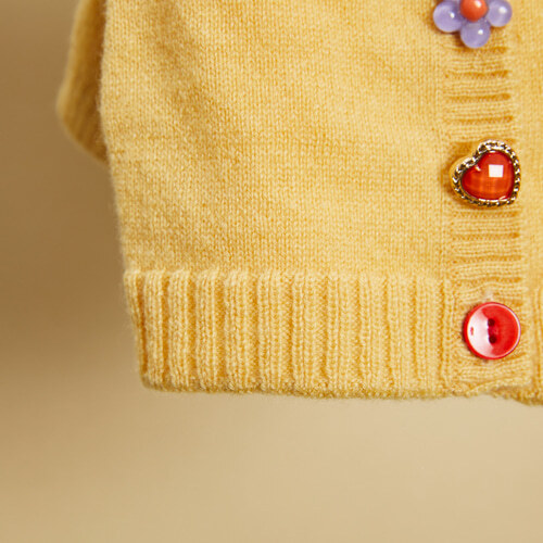 Louisdog Cashmere Gem Cardigan