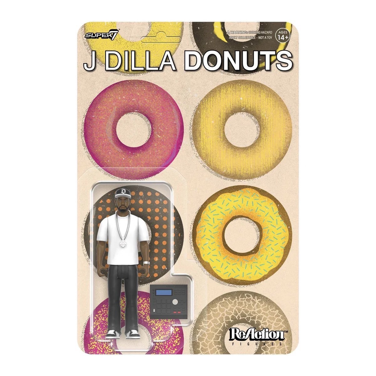 J Dilla ReAction Figures Wave 2 J Dilla (Donuts - Album Cover)