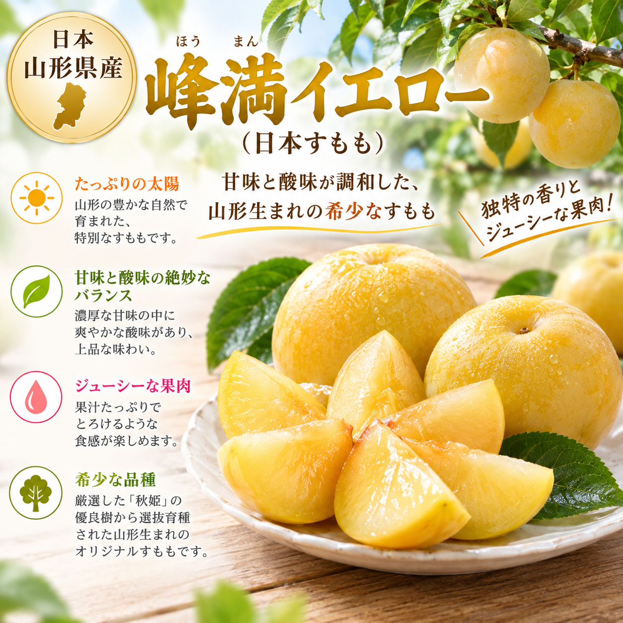 日本山形縣峰滿布冧(2個)