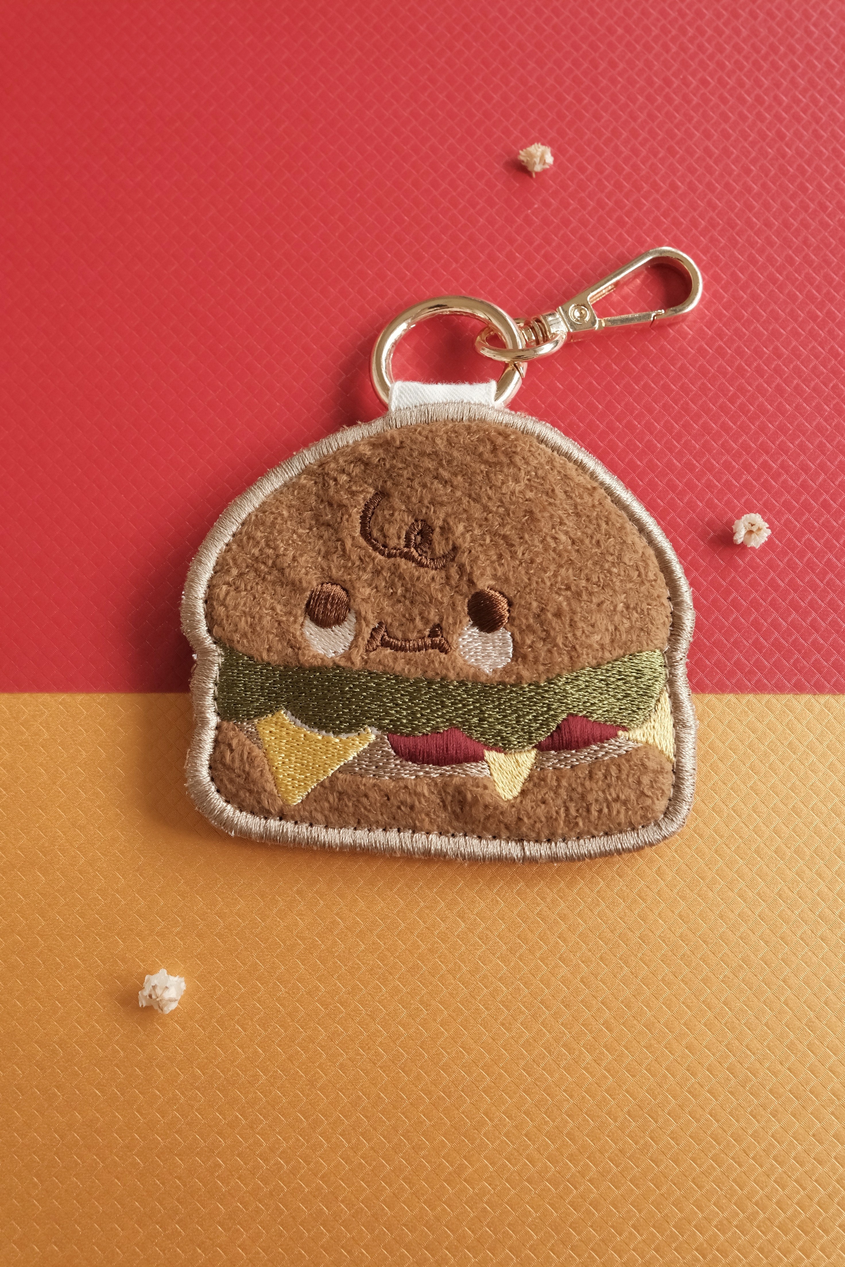 Hi Y.P store-刺繡鑰匙圈-獨家設計-漢堡