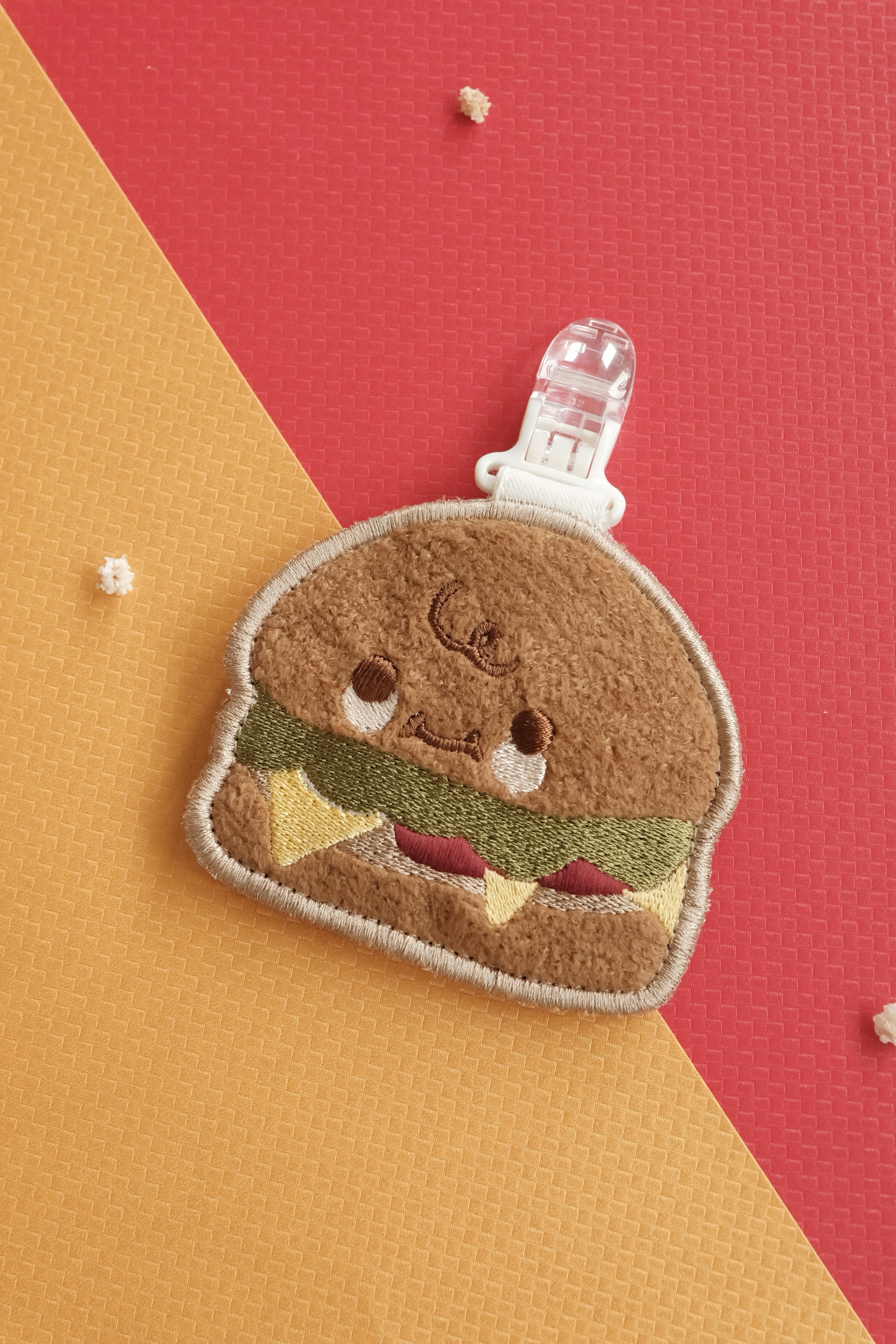 Hi Y.P store-刺繡平安符袋-獨家設計-漢堡