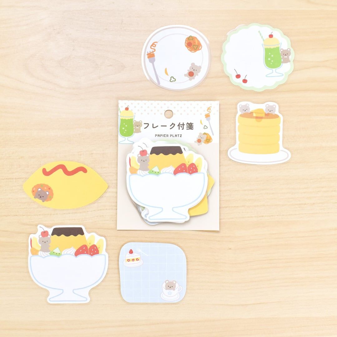 日本PAPIER PLATZ．Papia 便利貼貼紙包 共2款