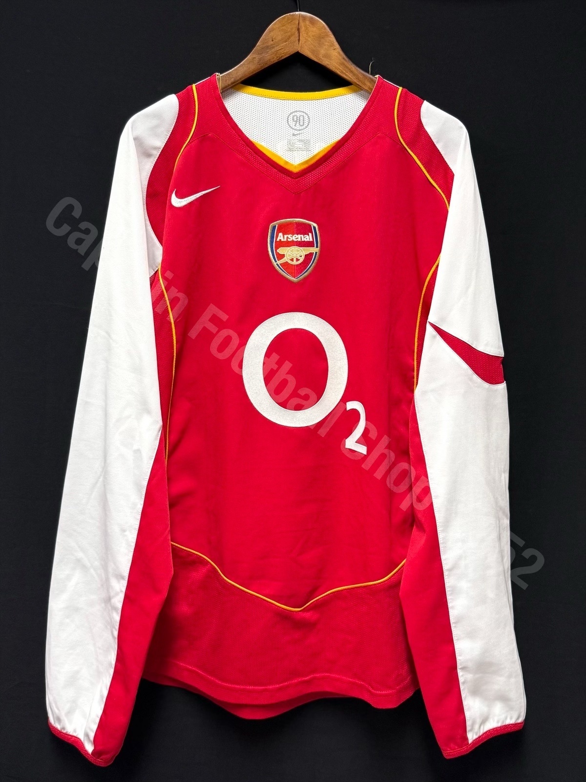 Arsenal 2004-2005 Nike L/S Home Shirt #8 LJUNGBERG