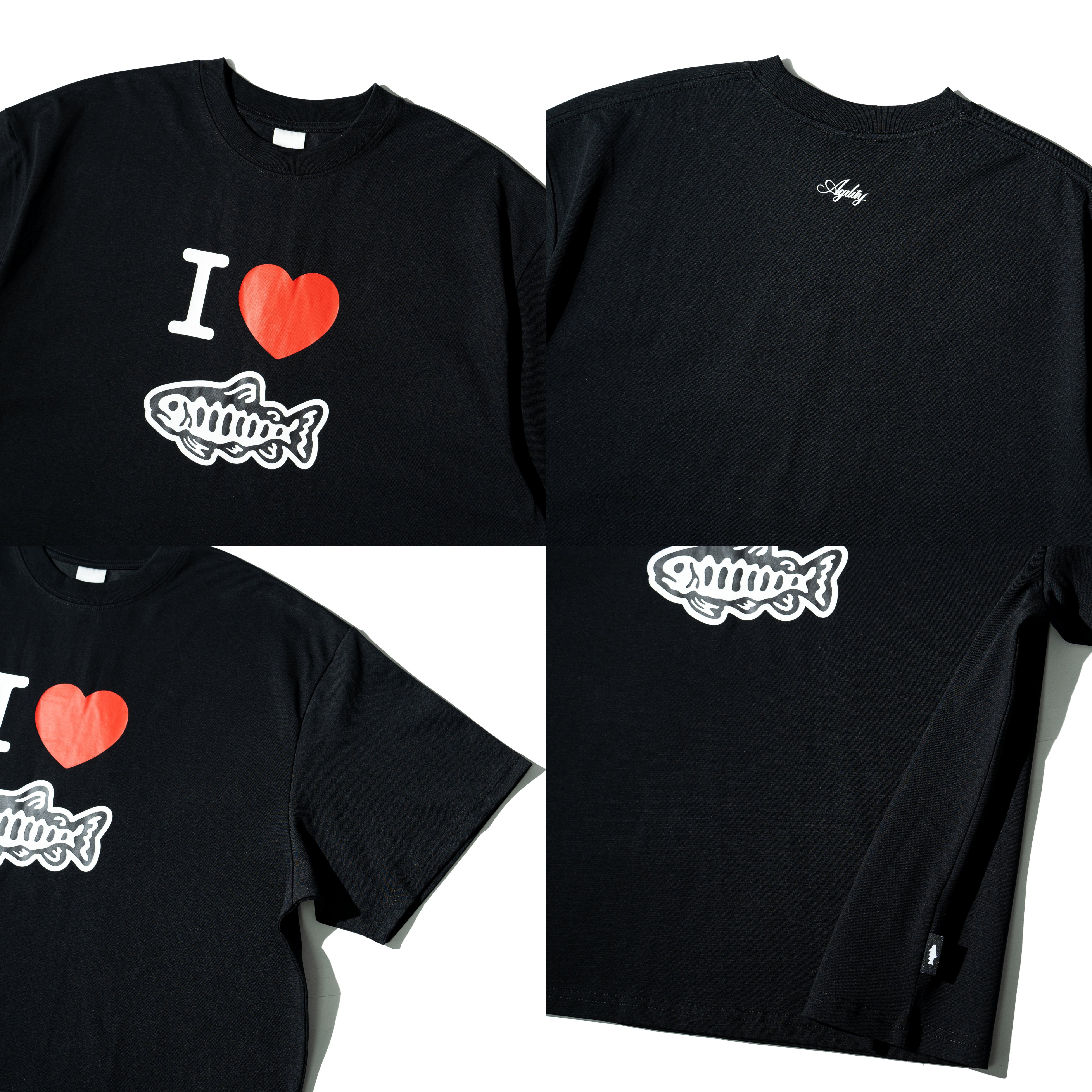 AGILITY I love Image Tee / 我愛魚 圖像短袖Tee [RM0-love]