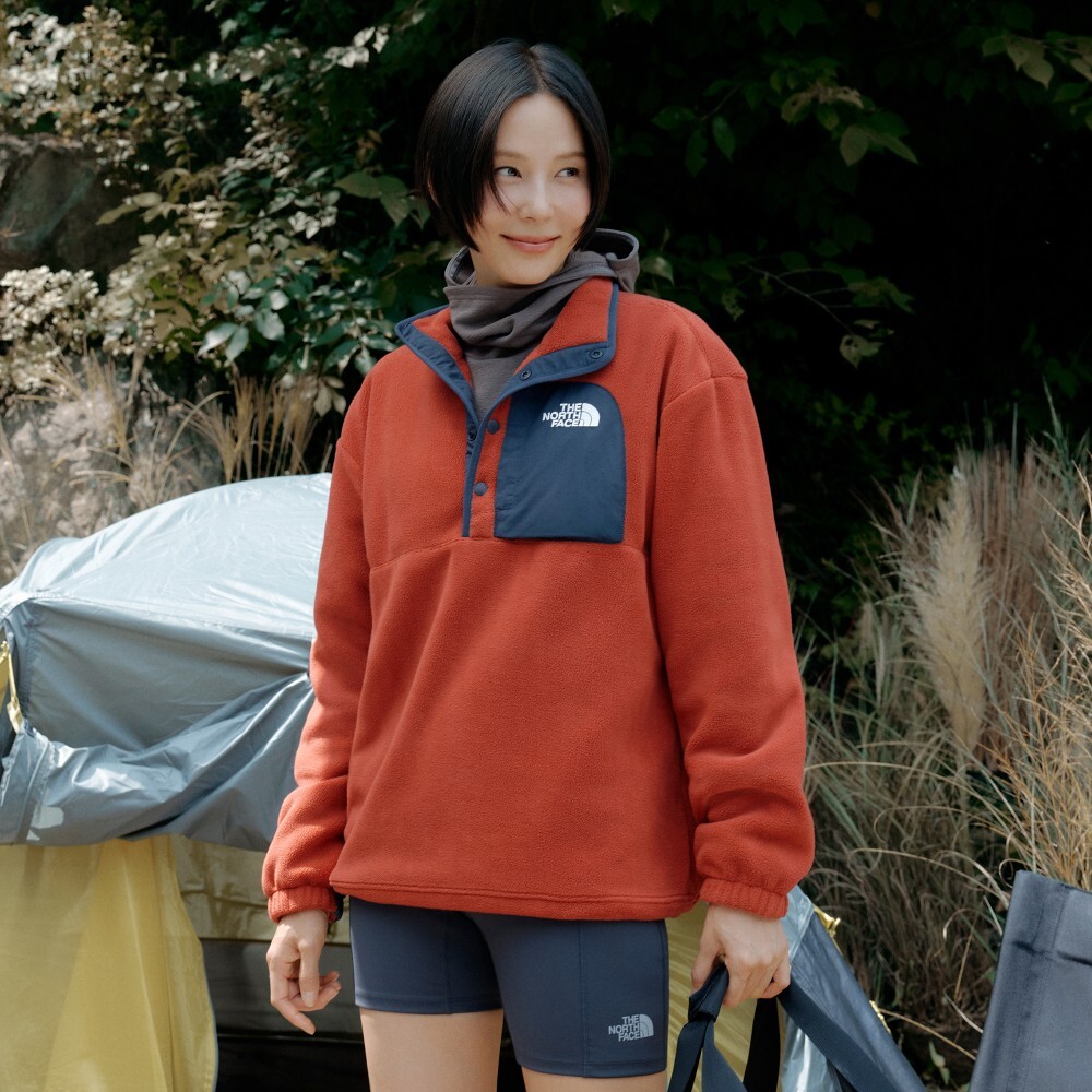 【代購】THE NORTH FACE M'S ALLDAY FLEECE ANORAK 男款韓版刷毛套頭上衣