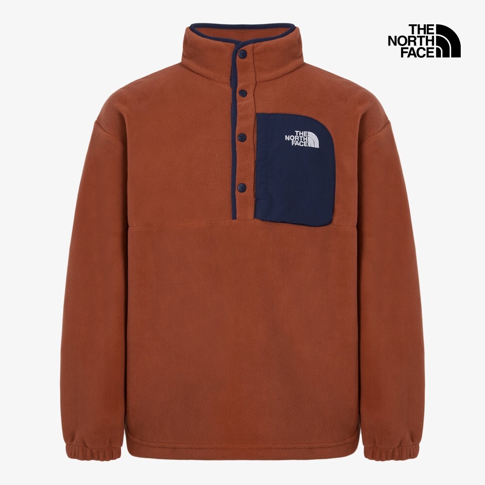 【代購】THE NORTH FACE M'S ALLDAY FLEECE ANORAK 男款韓版刷毛套頭上衣