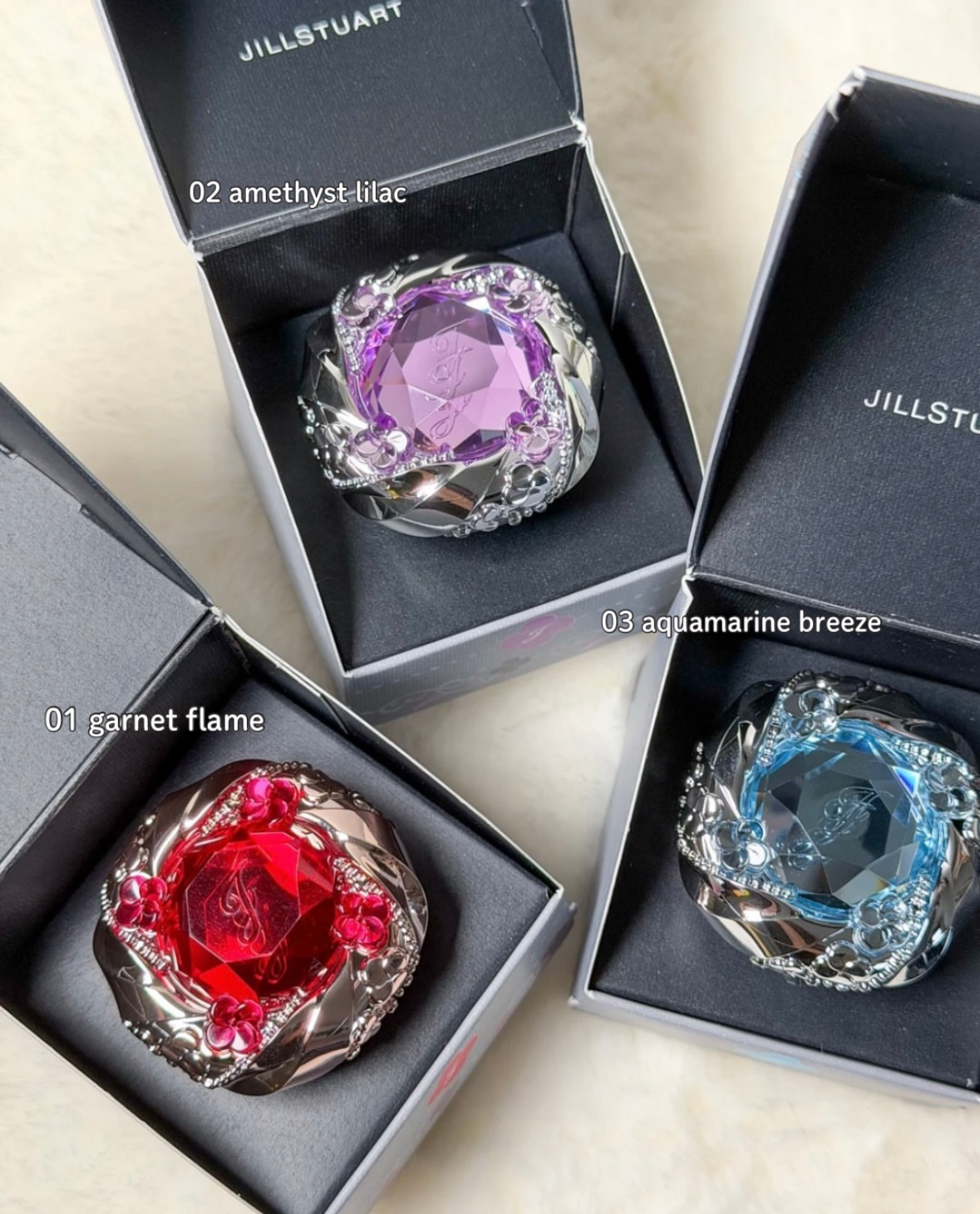 [限定] JILL STUART Amulet Jewel 誕生寶石戒指彩妝