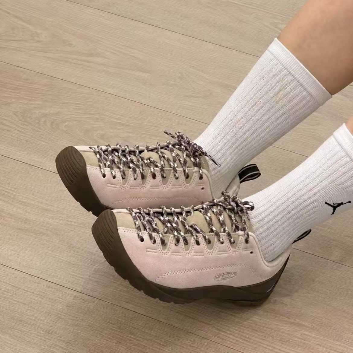 【代購】KEEN Jasper 26FW 復古山系戶外登山鞋 女款 胭脂粉