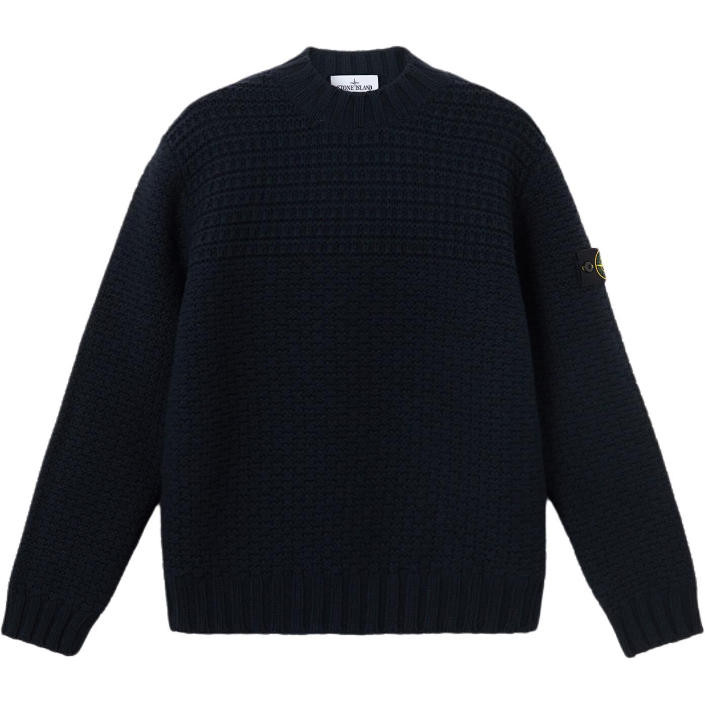 【代購】STONE ISLAND FW26 Mock Neck Jumper With Wide Ribbed Trims Sweater Men's K2S155100054S00L9-V0020