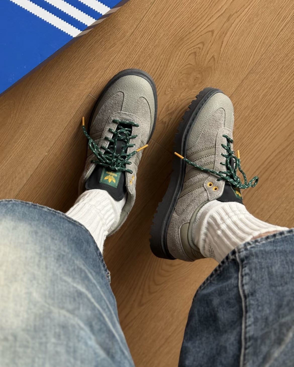 (預訂) Adidas Samba LX Freizeit - Olive Grey
