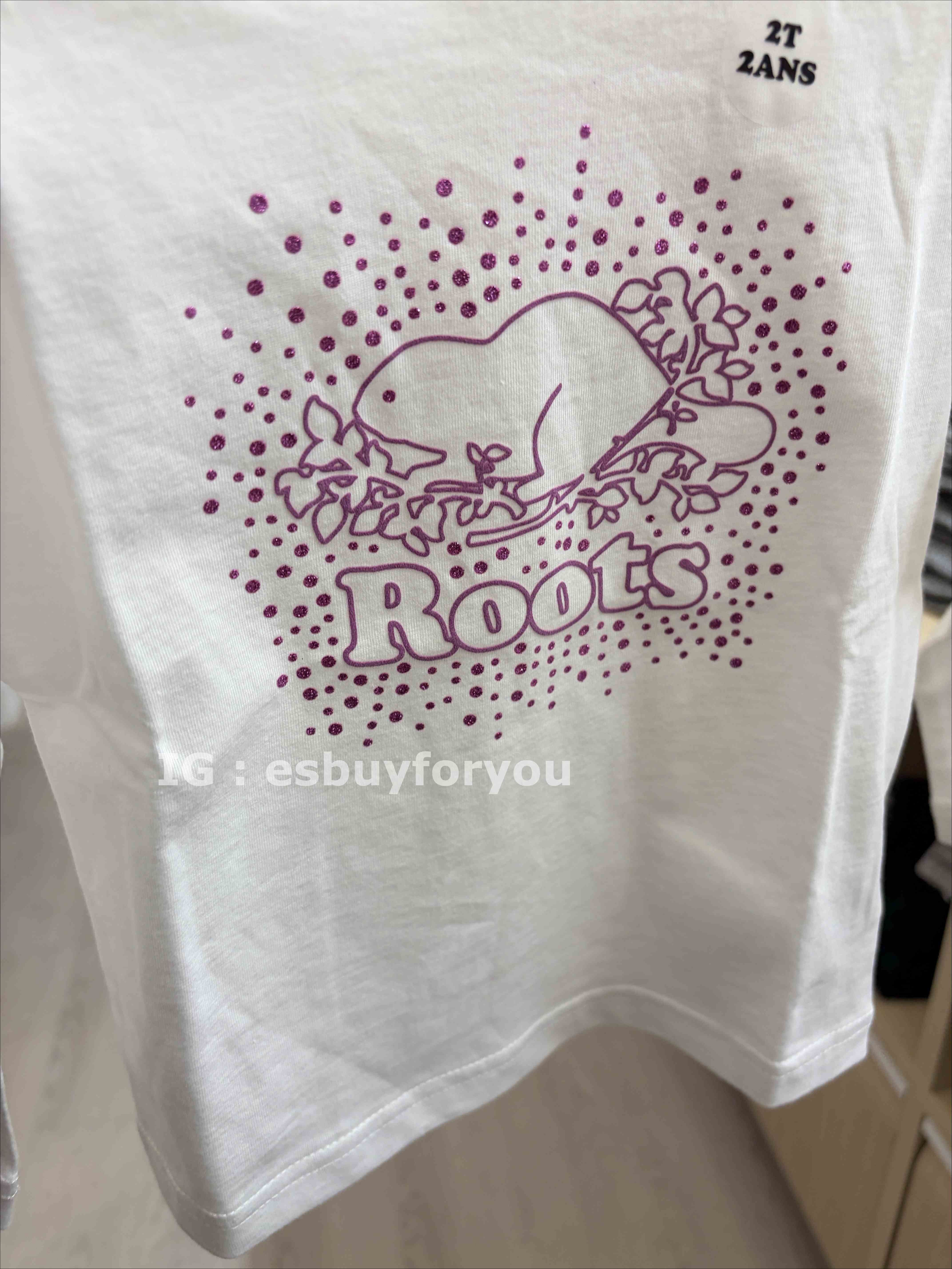 ROOTS 小女童 閃亮海狸 長TEE