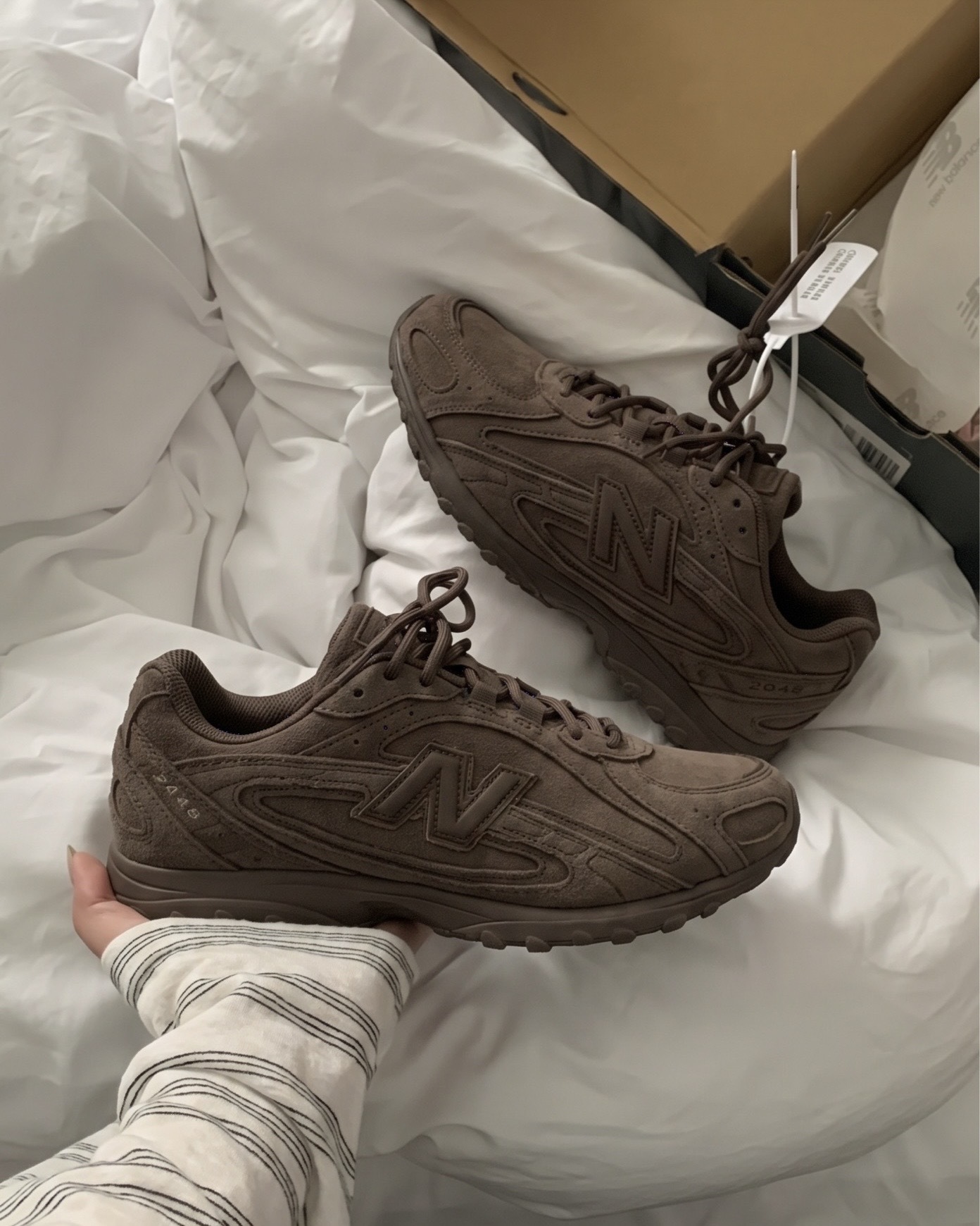 <秋冬色> New Balance NB204L 麂皮 可可棕