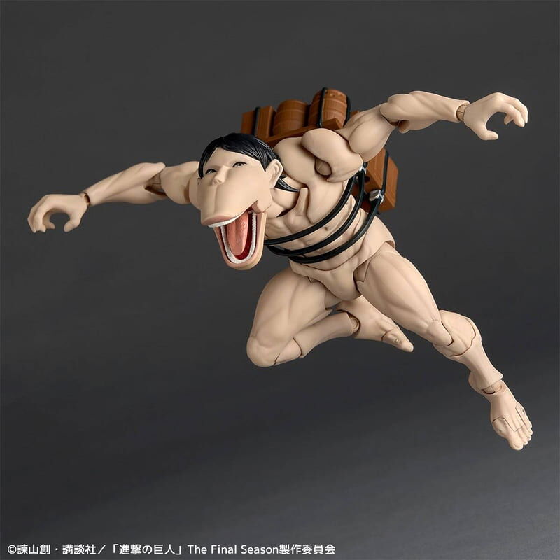 預購27/07 海洋堂 代理版 可動 Revoltech 山口式 進擊的巨人 車力巨人