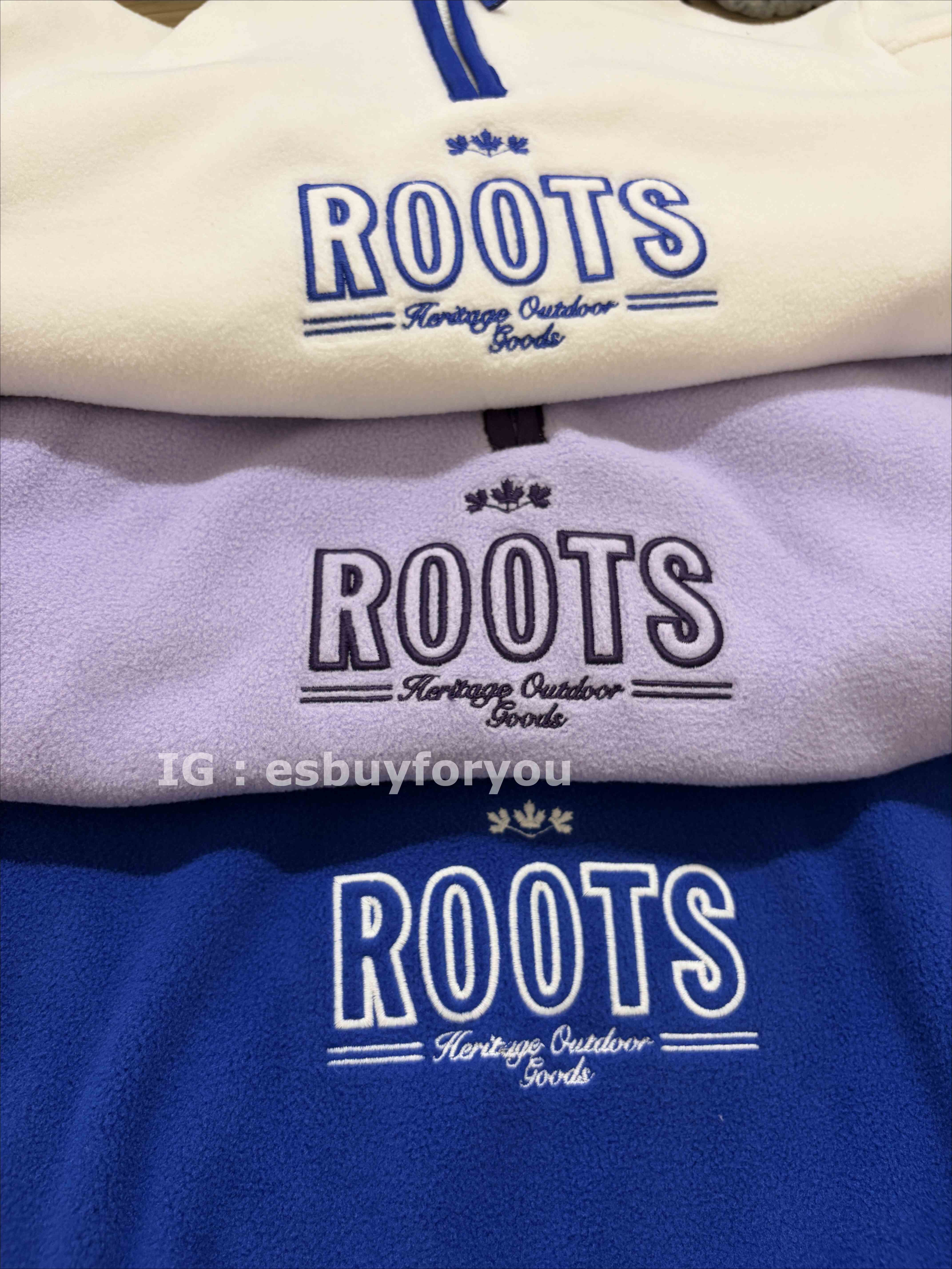 ROOTS 小童 冬季 保暖 搖立絨 內刷毛 半拉鍊 外套 (3色)