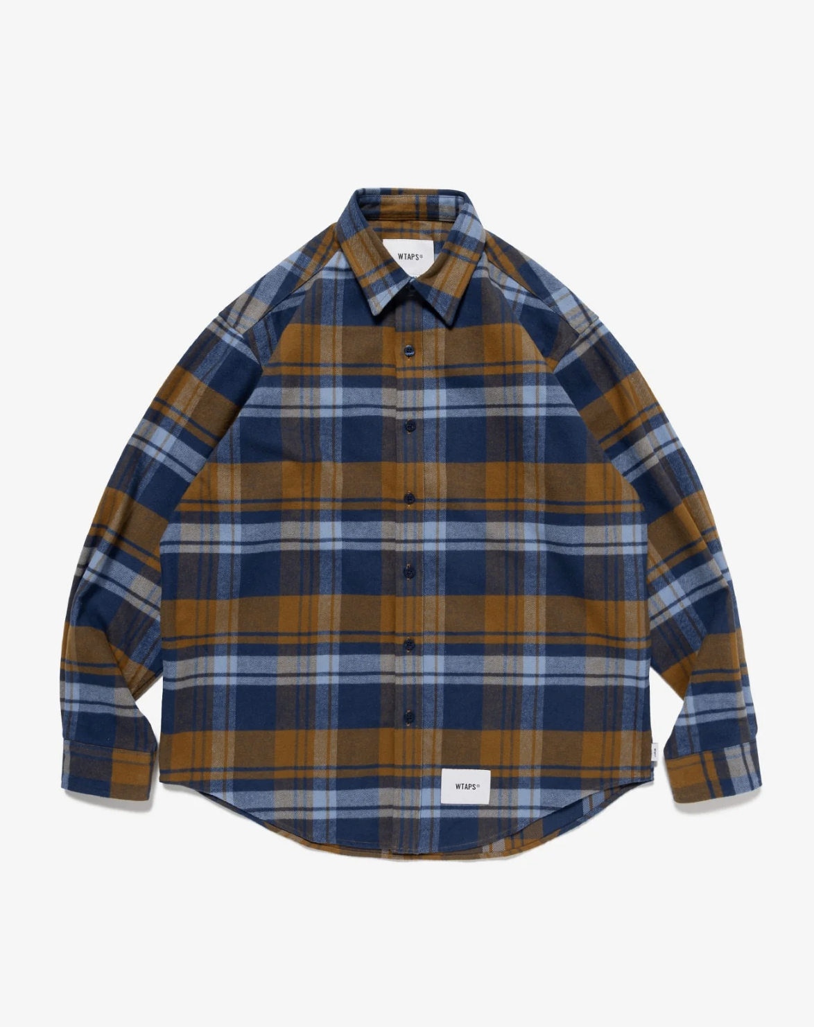 [現貨] WTAPS FW26 TXT 01 / LS / COTTON. FLANNEL. TEXTILE | Brown
