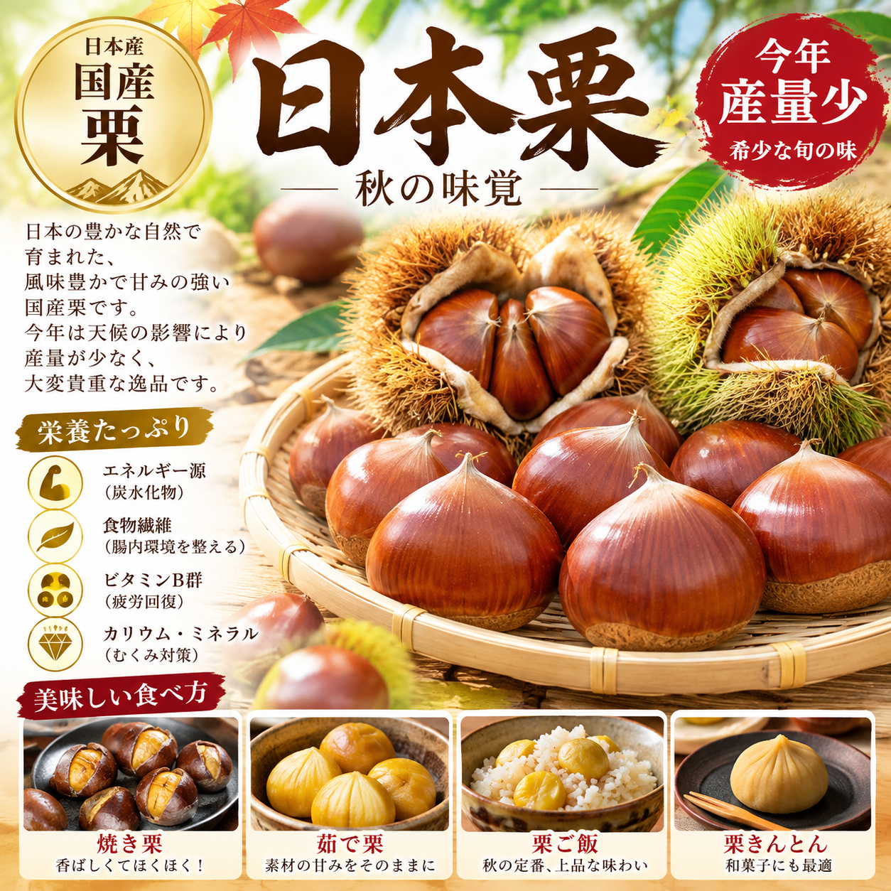 日本栗子(3L)(600G)