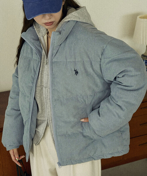 日本🇯🇵連線 U.S. POLO ASSN. X PUBLUX 復古燈芯絨刺繡夾克外套 夾克 燈芯絨 長袖 刺繡 外套 厚外套 3色(任買兩件711免運)/預購