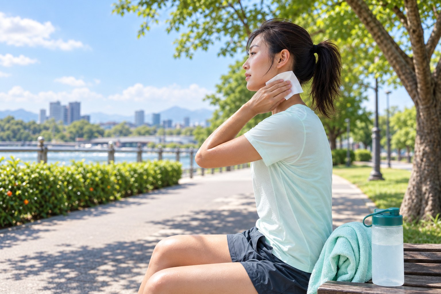 涼感濕巾適合夏天外出或運動後使用嗎？挑選與使用指南