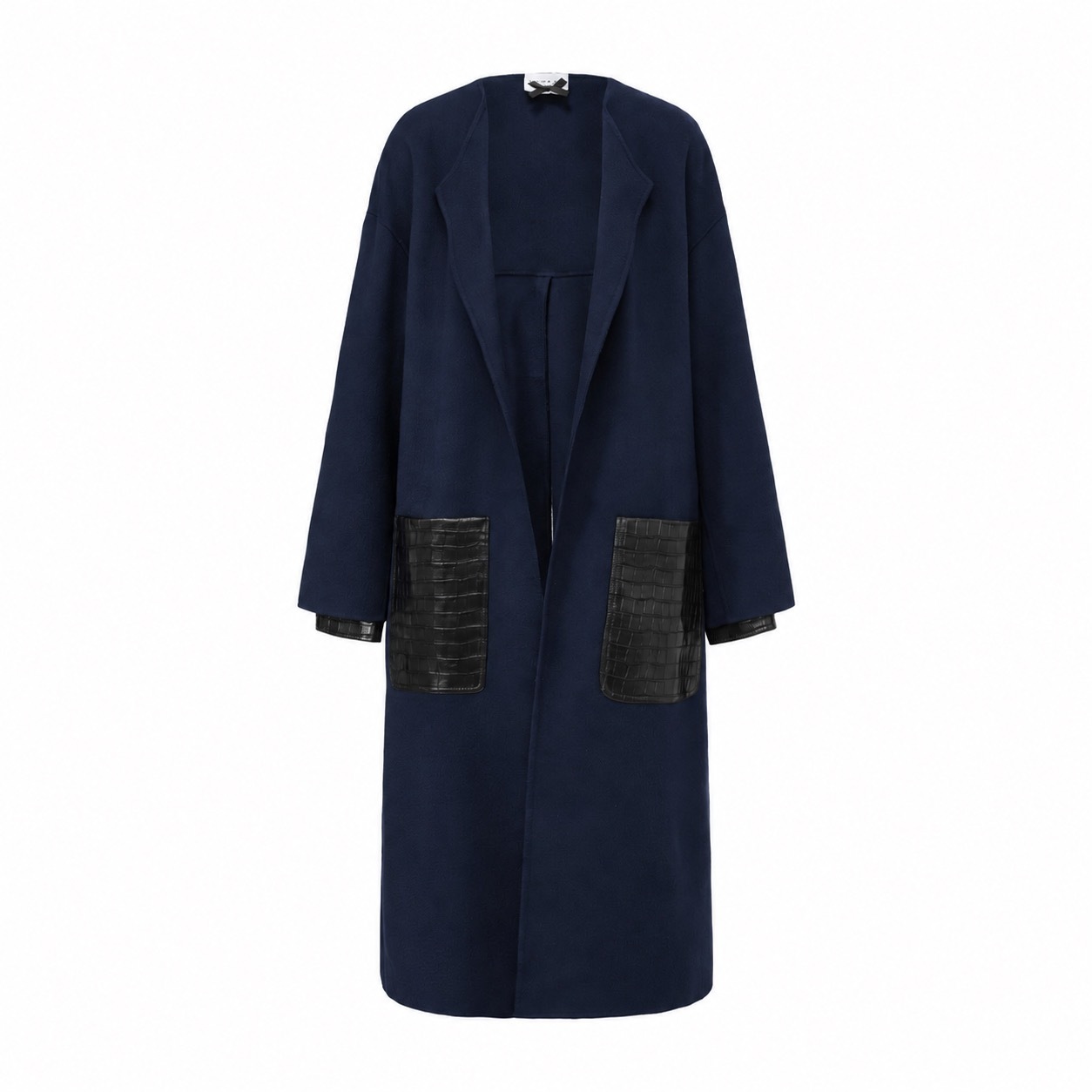 1EA1010-655 [EDWARD ACHOUR] Classic Coat Navy #110207/1110/15 (EU)