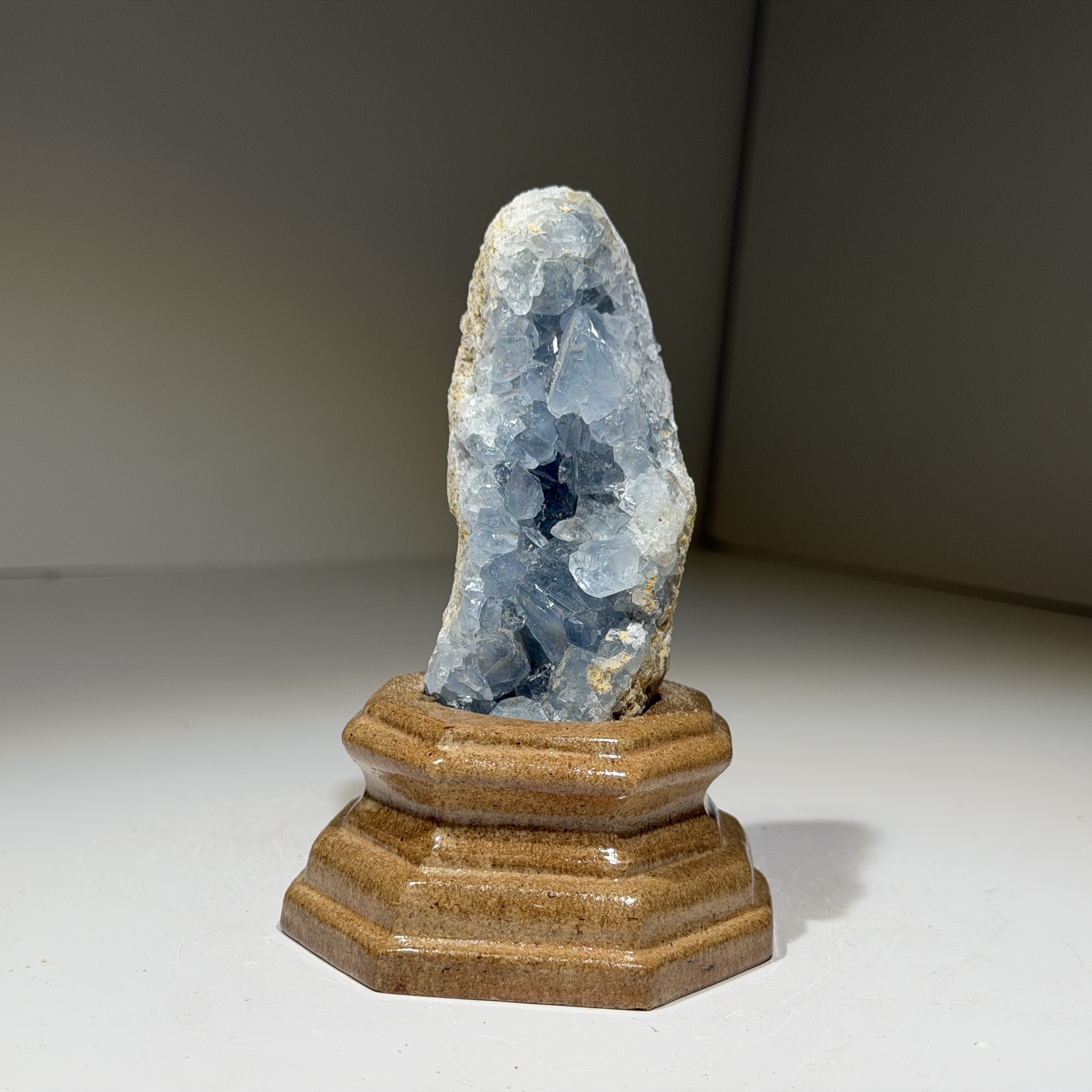 天青石晶簇 9.5×4cm CE1575