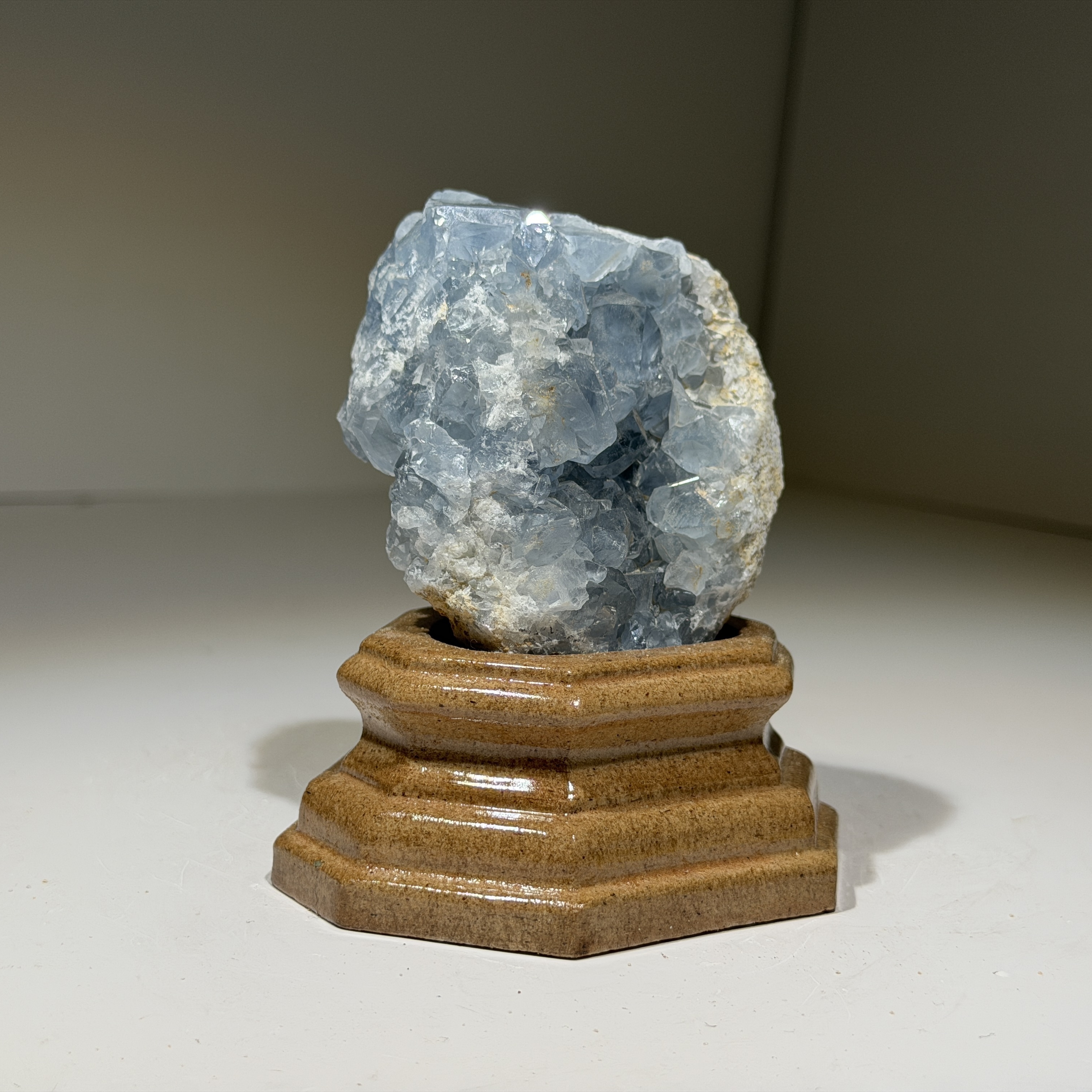 天青石晶簇 8.5×6.5cm CE1576