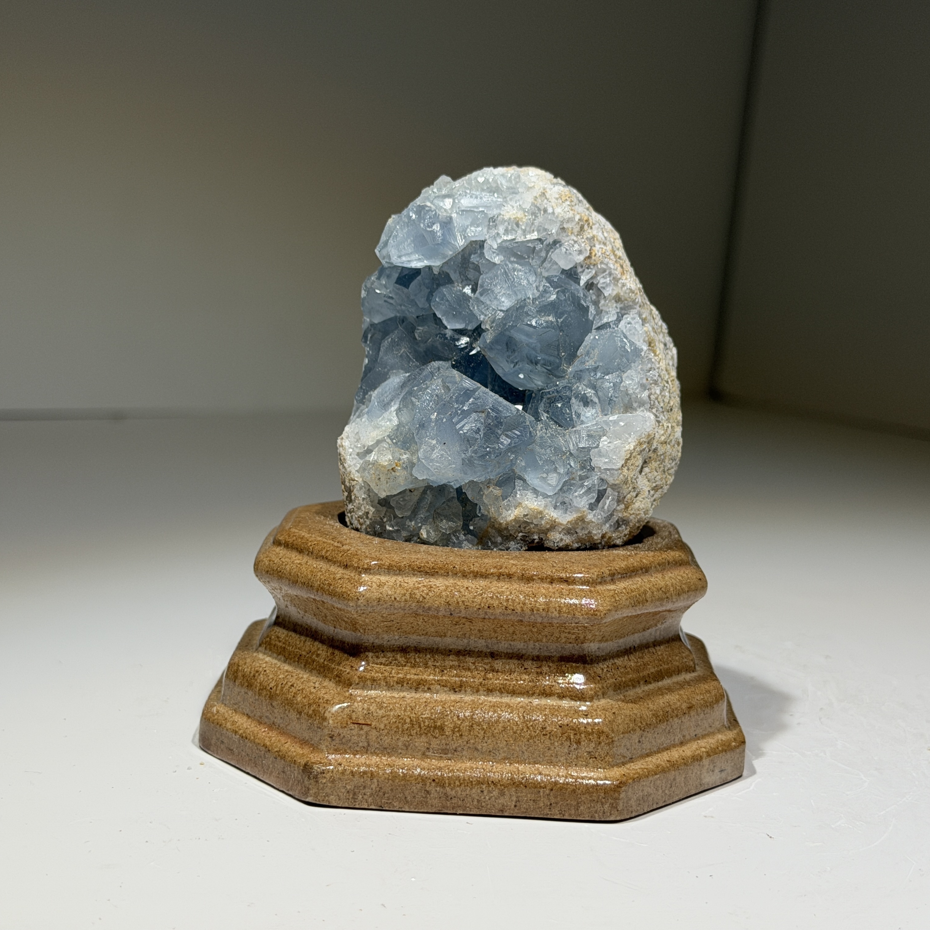 天青石晶簇 7×5.5cm CE1577