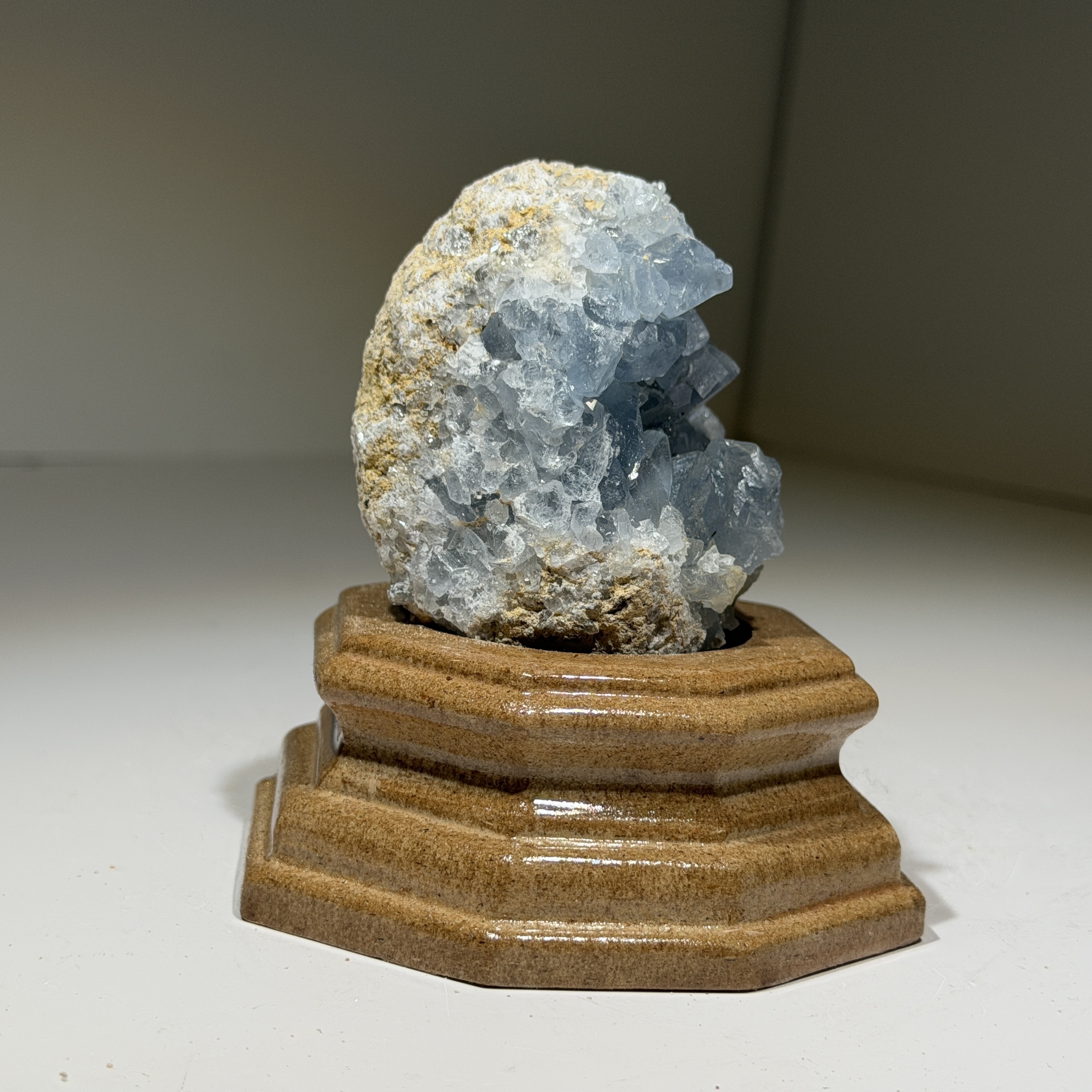天青石晶簇 7×5.5cm CE1577