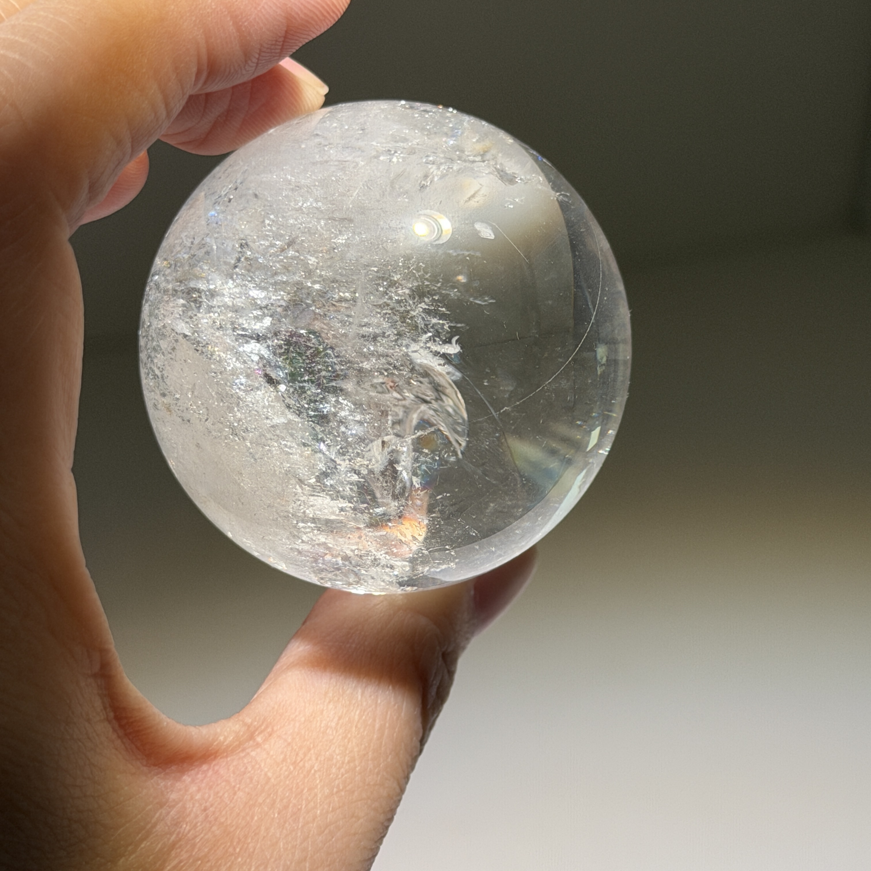 白水晶球 5cm WD2521