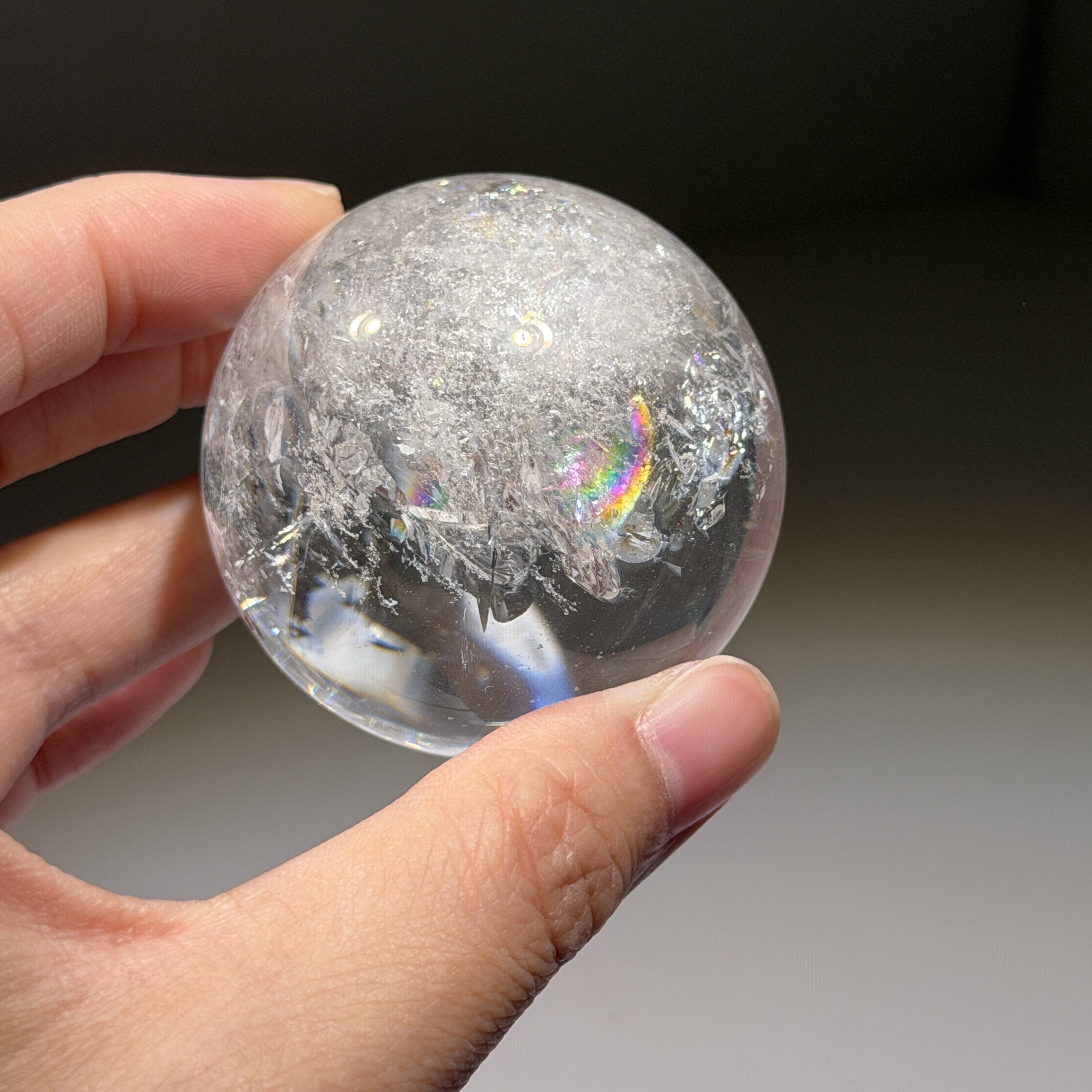 白水晶球 5cm WD2521