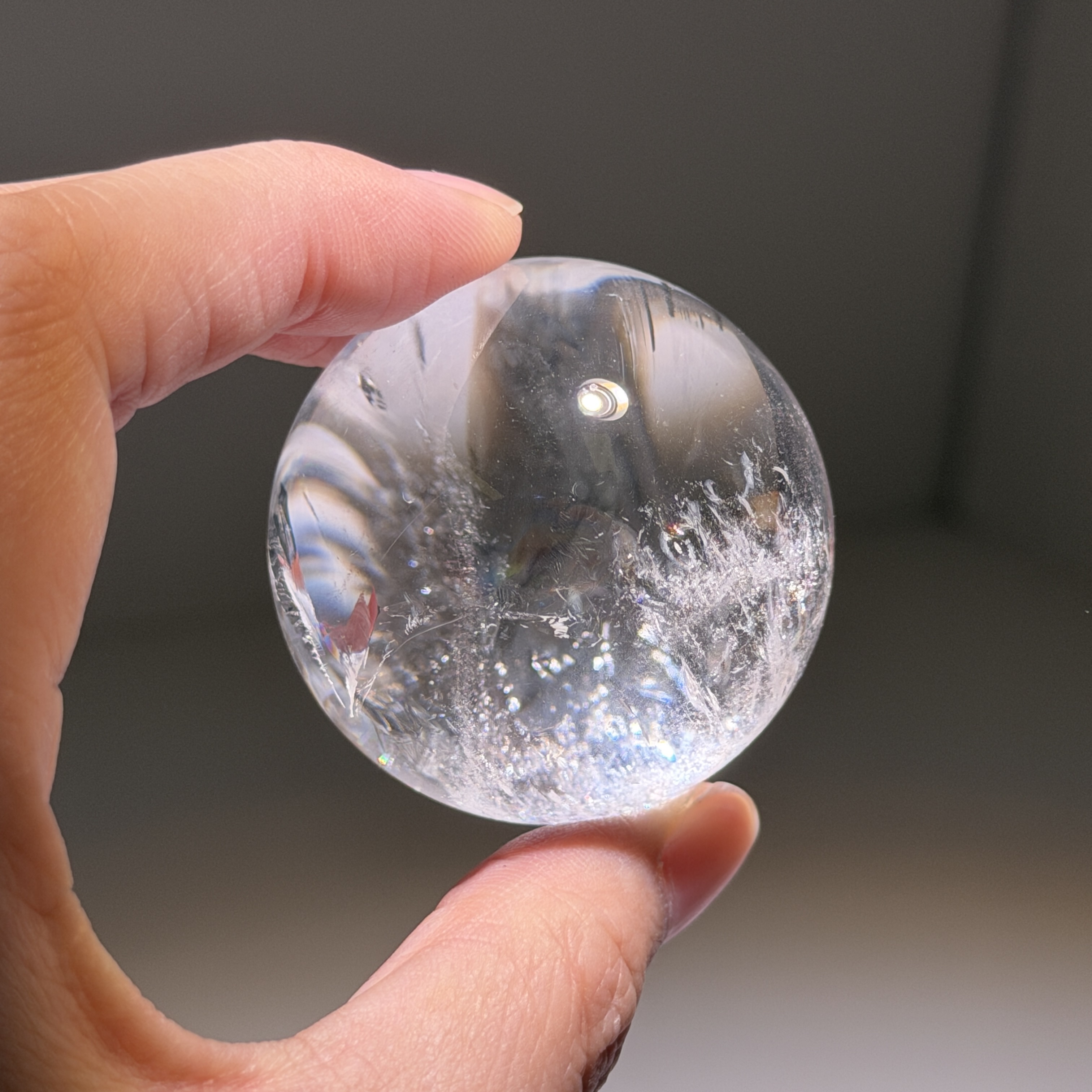 白水晶球 4.5cm WD2522
