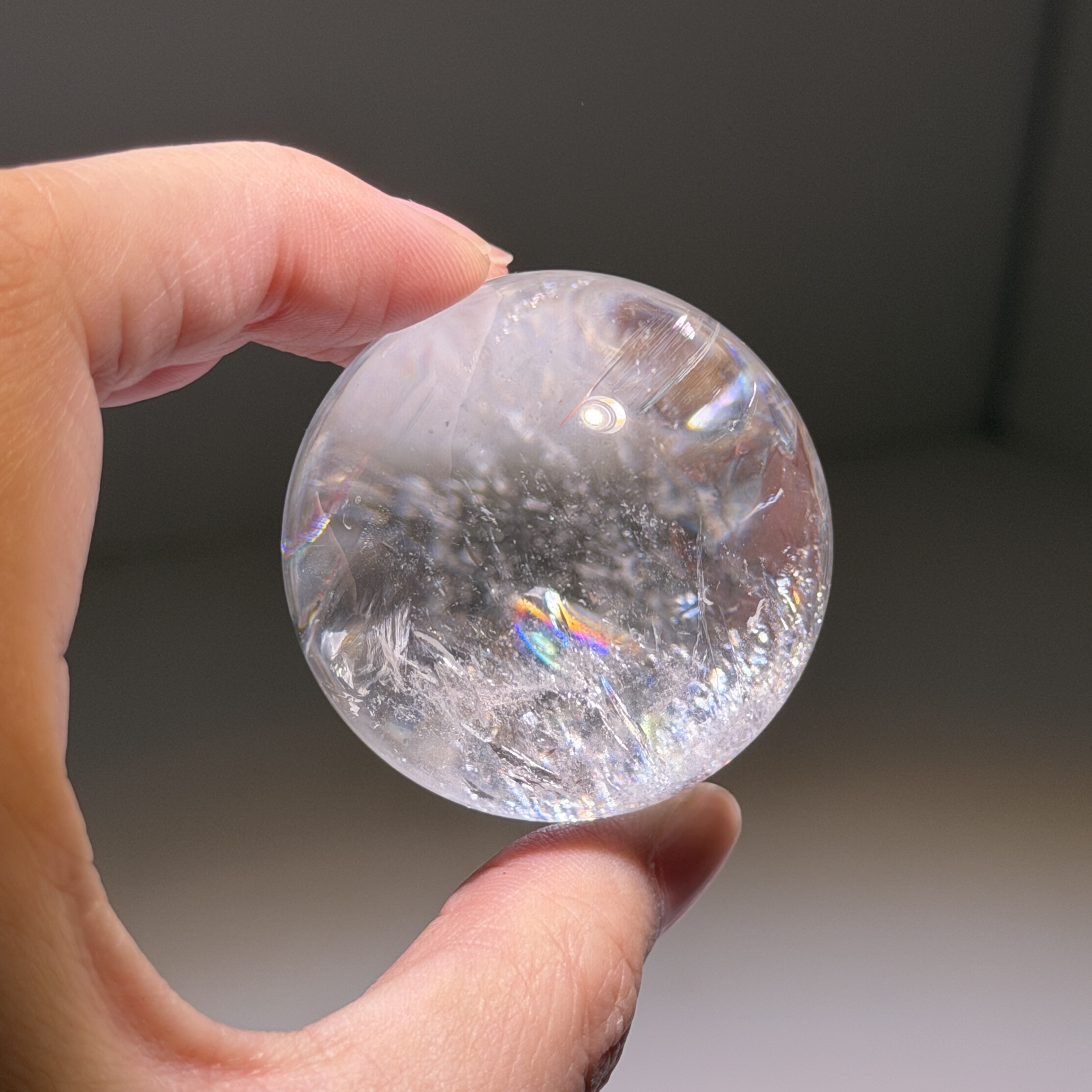 白水晶球 4.5cm WD2522
