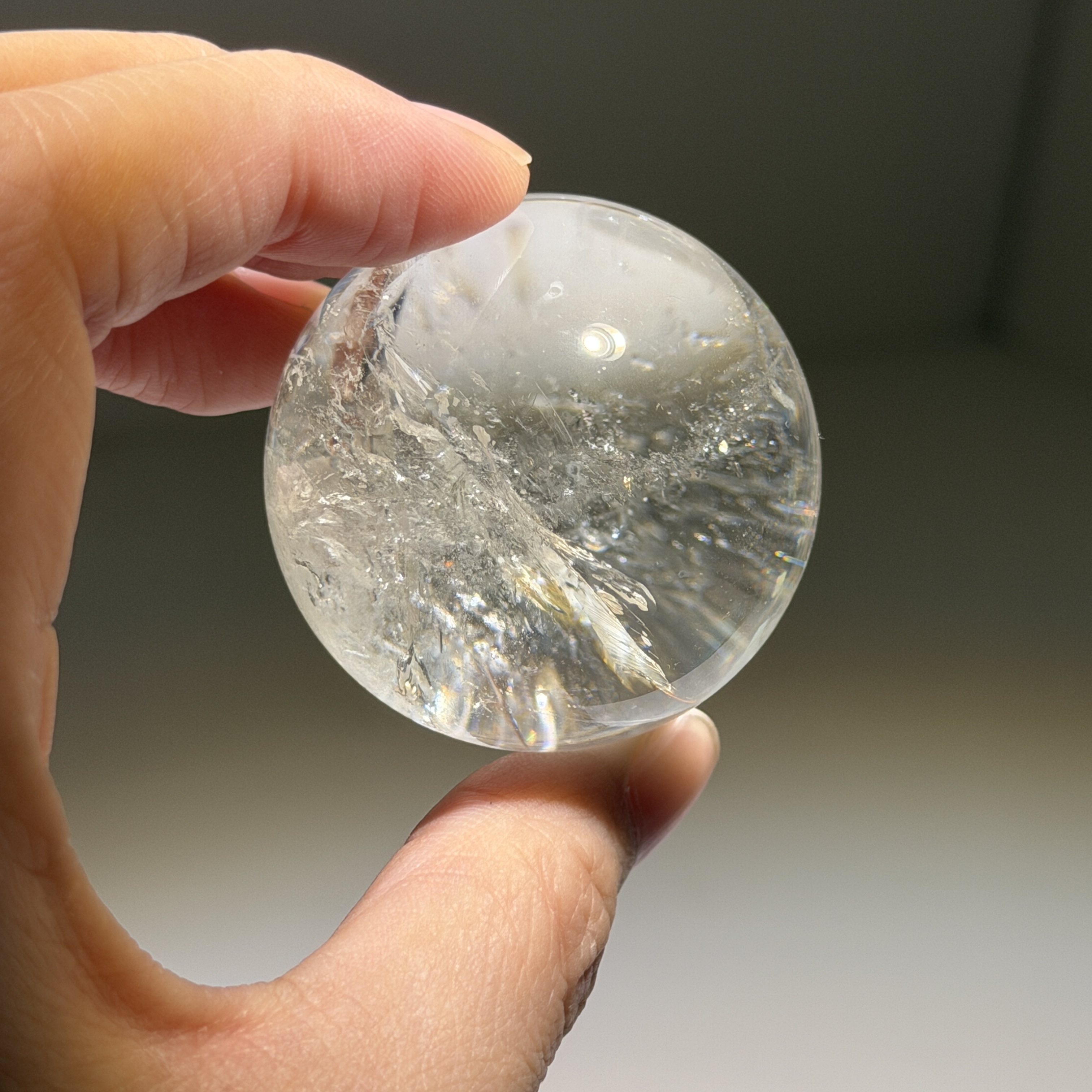白水晶球 4.3cm WD2523