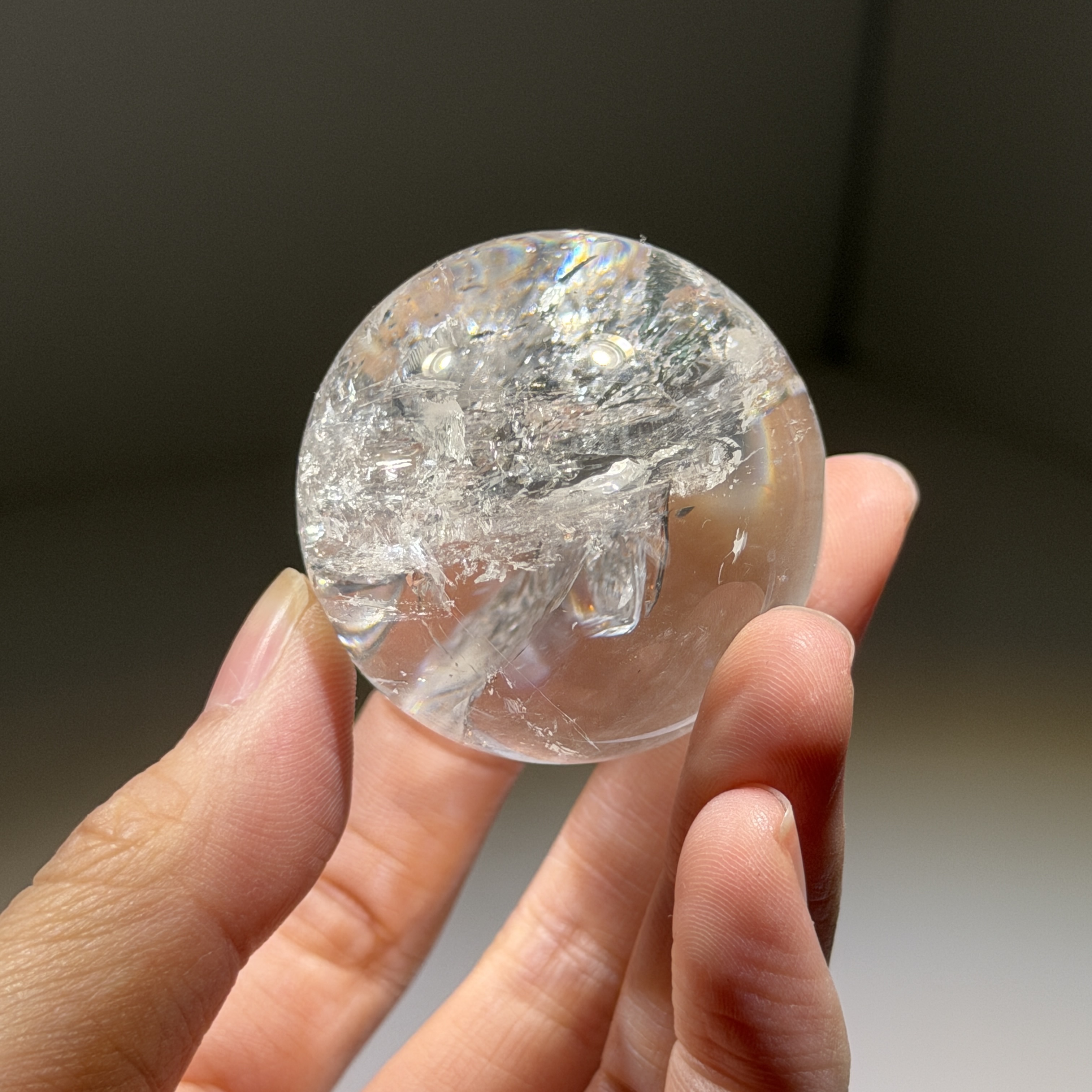 白水晶球 4.2cm WD2524