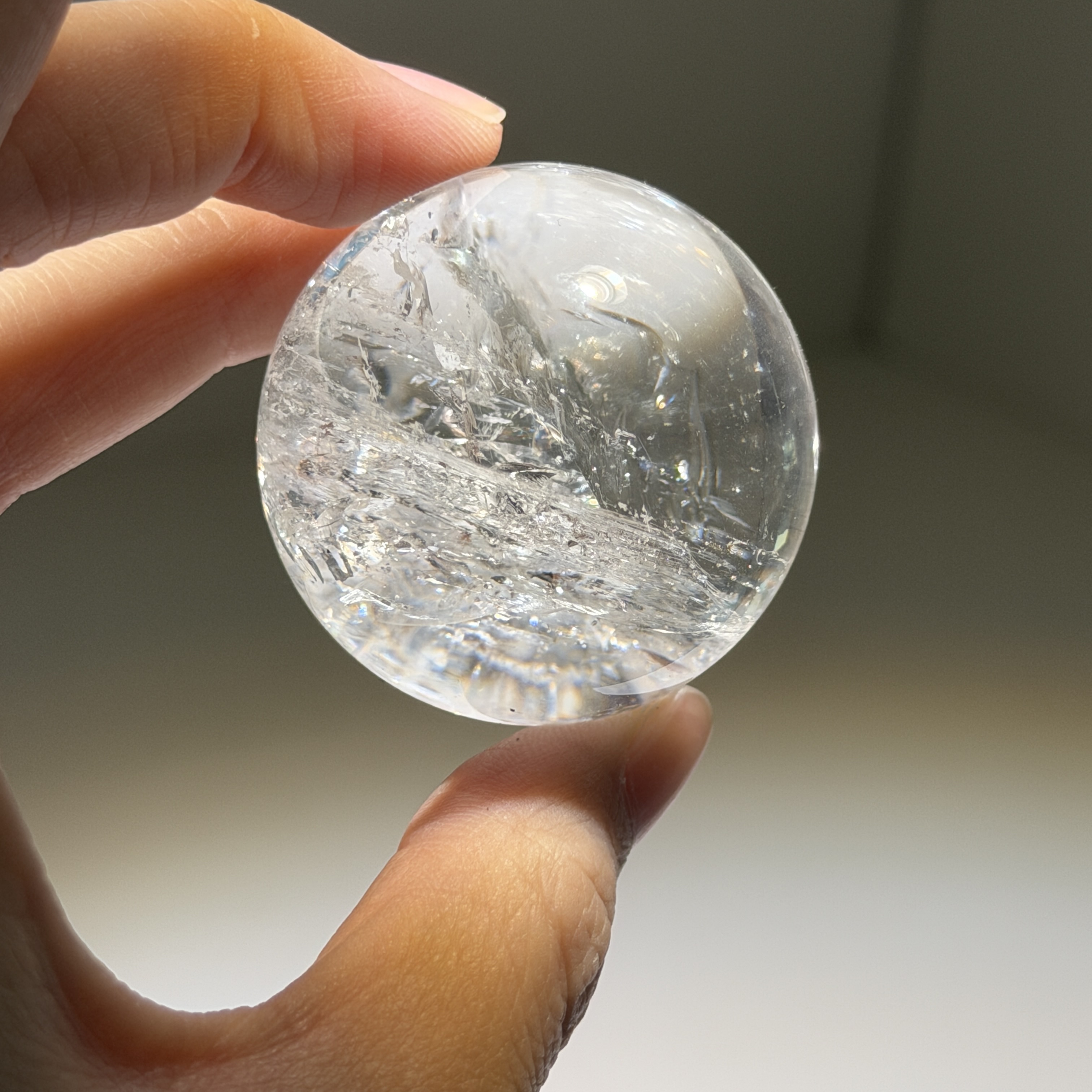 白水晶球 4.2cm WD2524
