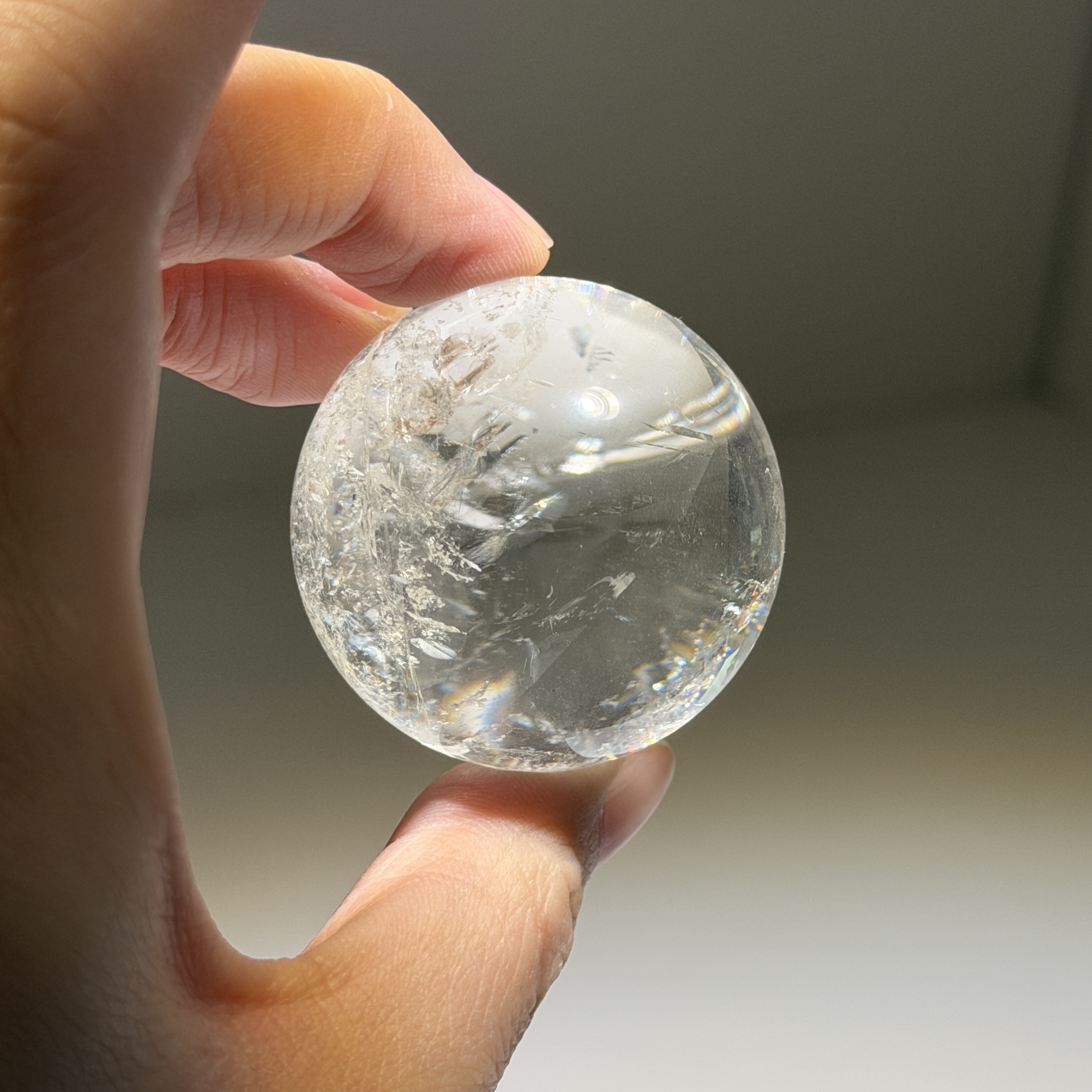白水晶球 4cm WD2528