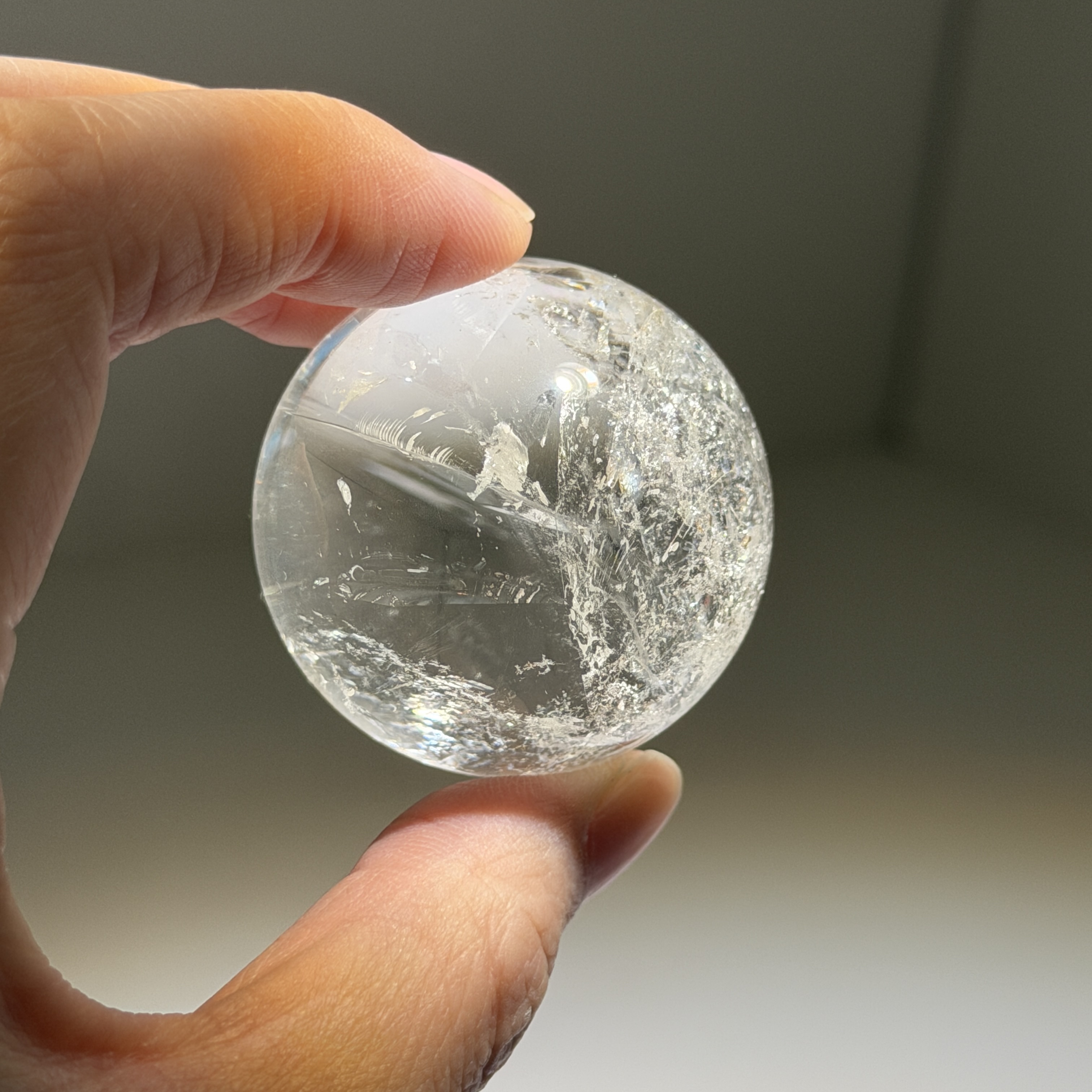 白水晶球 4cm WD2528