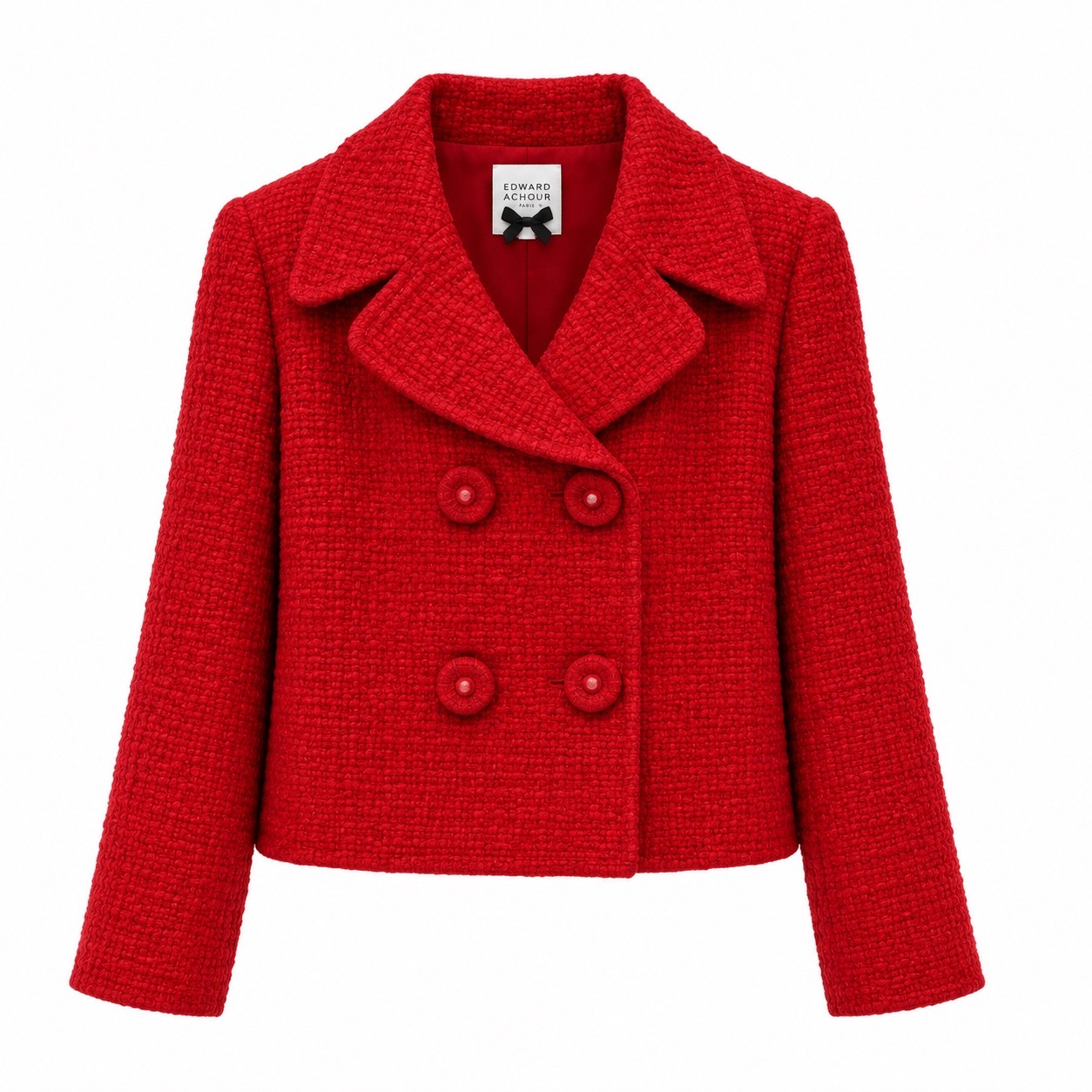 1EA1010-656 [EDWARD ACHOUR] Women Jacket Red #110122/1107/32 (EU)
